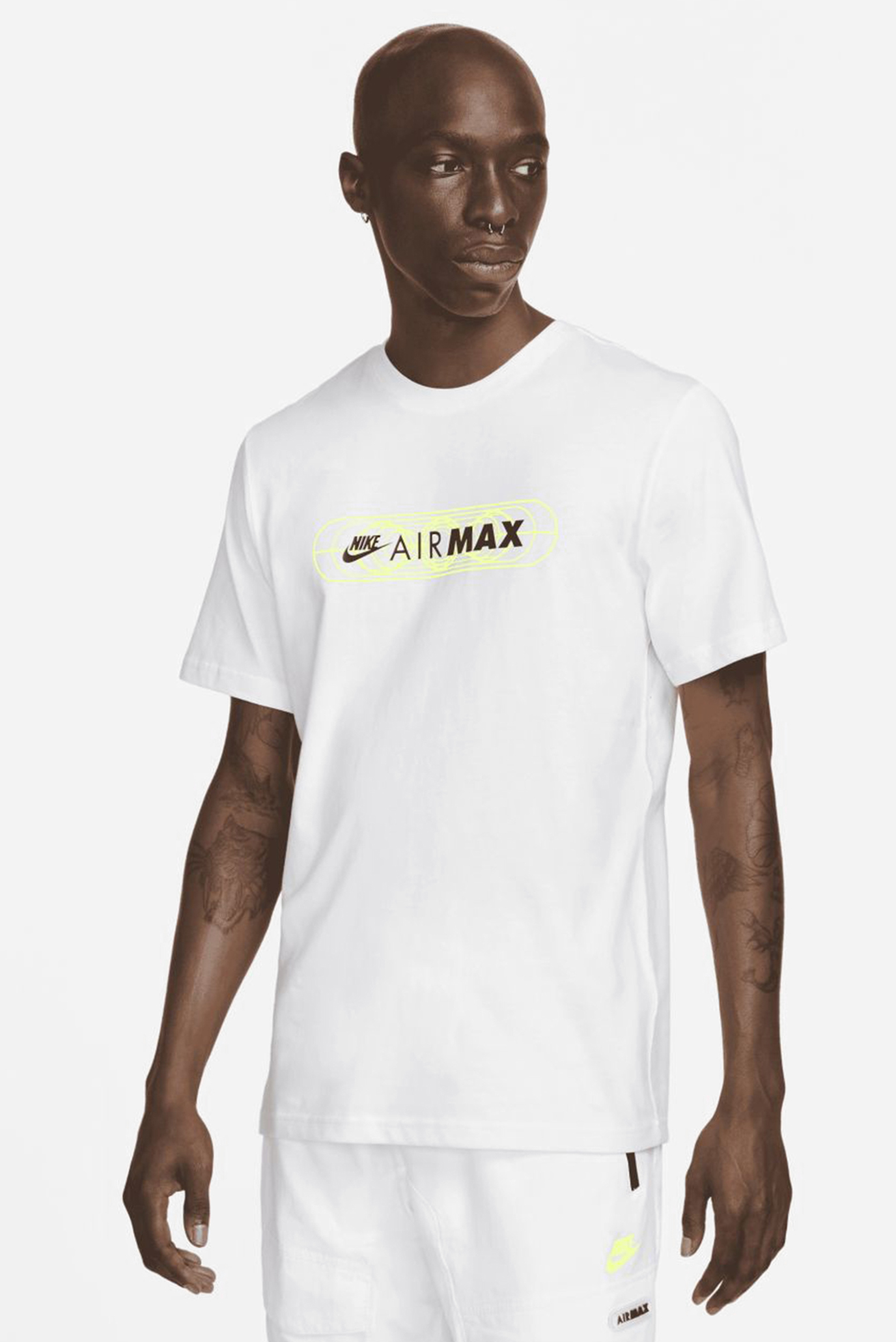 Мужская белая футболка NSW AIR MAX SS TEE 1