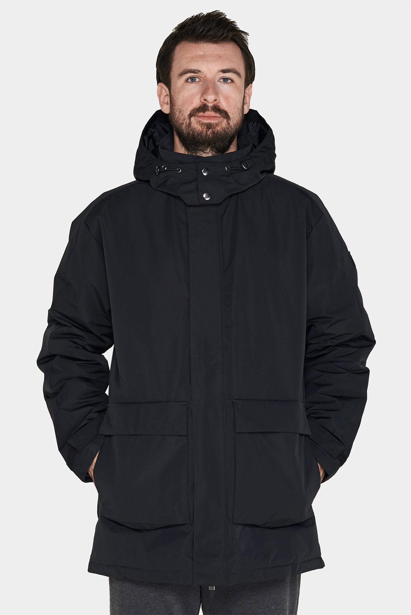 Мужская черная парка PARKA CERVINO IV 1