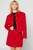 Жіноча червона сорочка-пальто