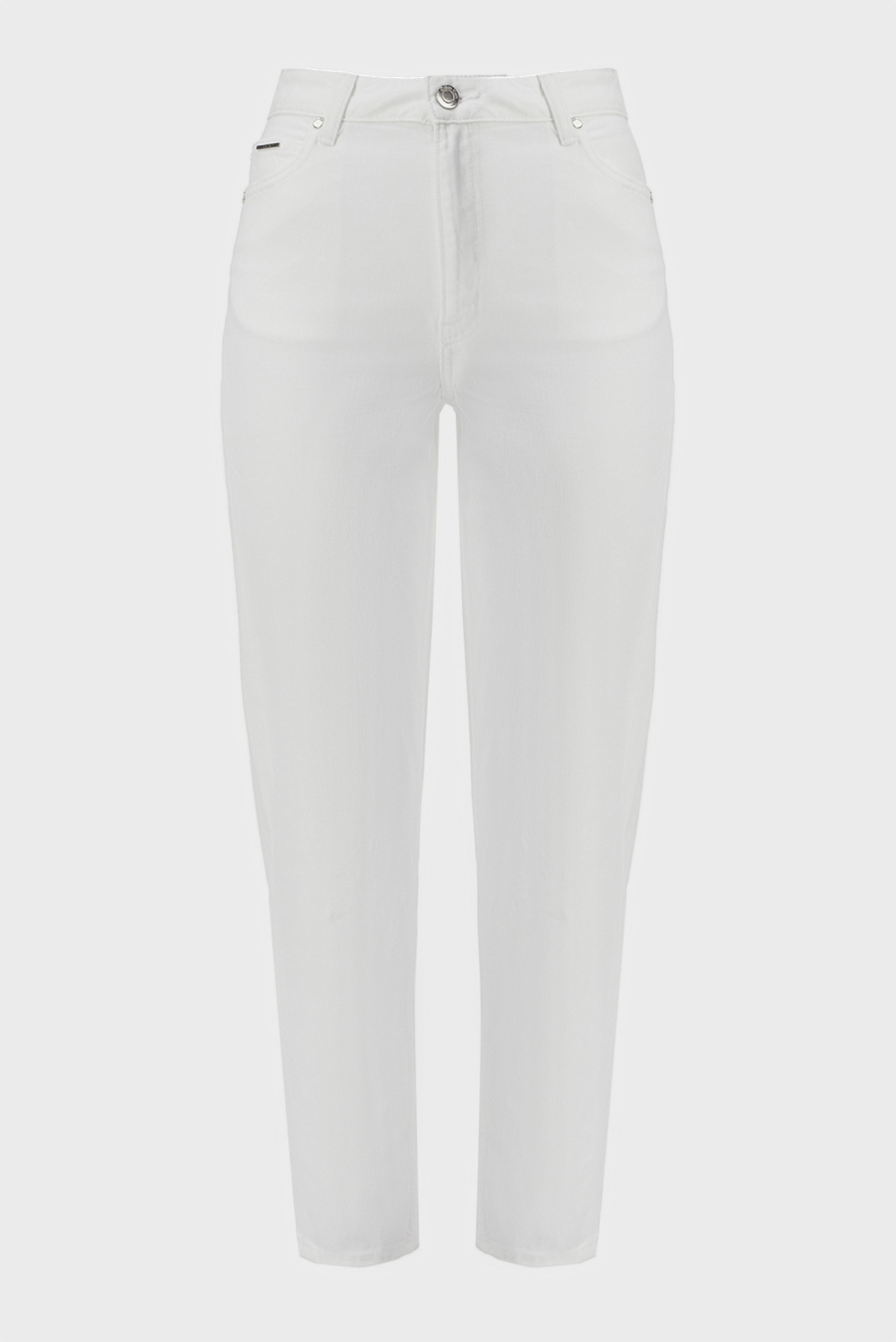 Женские белые джинсы HIGH RISE TAPERED INFINITE WHITE 1