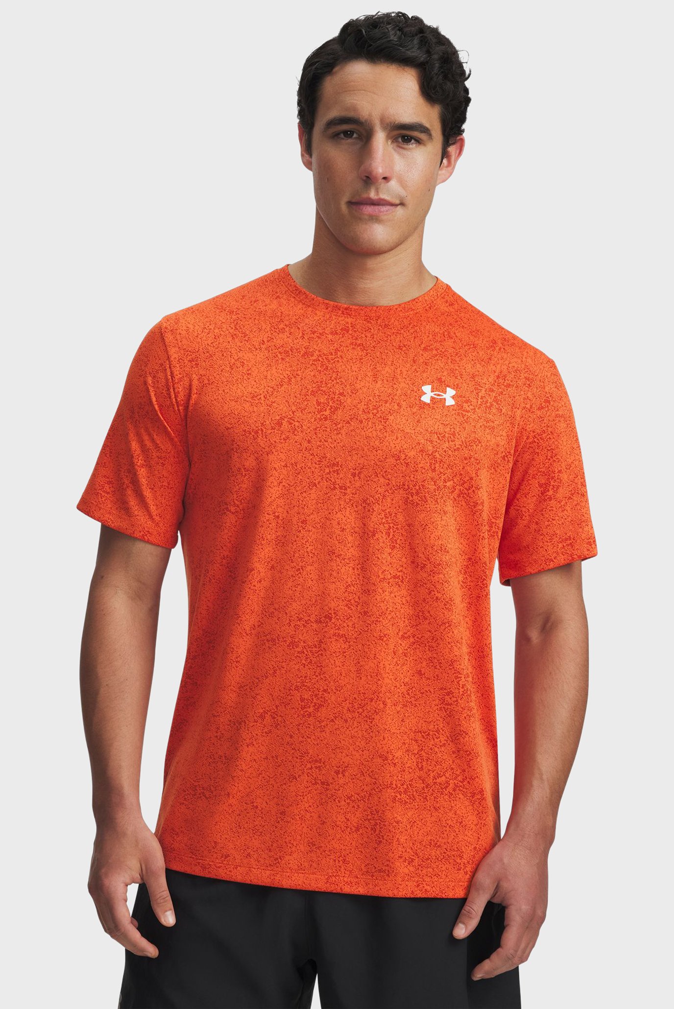 Мужская оранжевая футболка UA Tech Tee Novelty Оранжевый XXL Under Armour 6005920-844 Мужская оранжевая футболка UA Tech Tee Novelty Оранжевый XXL Under Armour 6005920-844