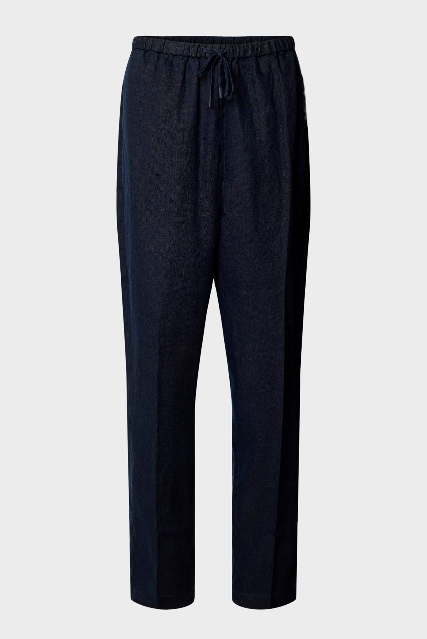 Жіночі темно-сині лляні брюки CASUAL LINEN TAPER PULL ON PANT 1