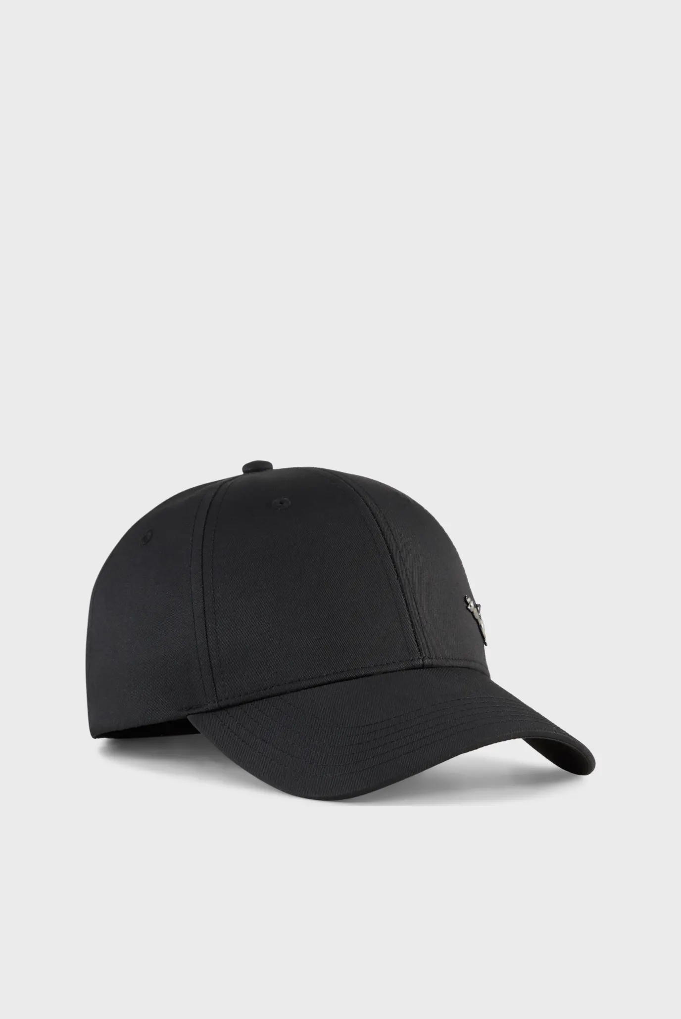 Детская черная кепка Essentials Metal PUMA Cat Baseball Cap Youth 1