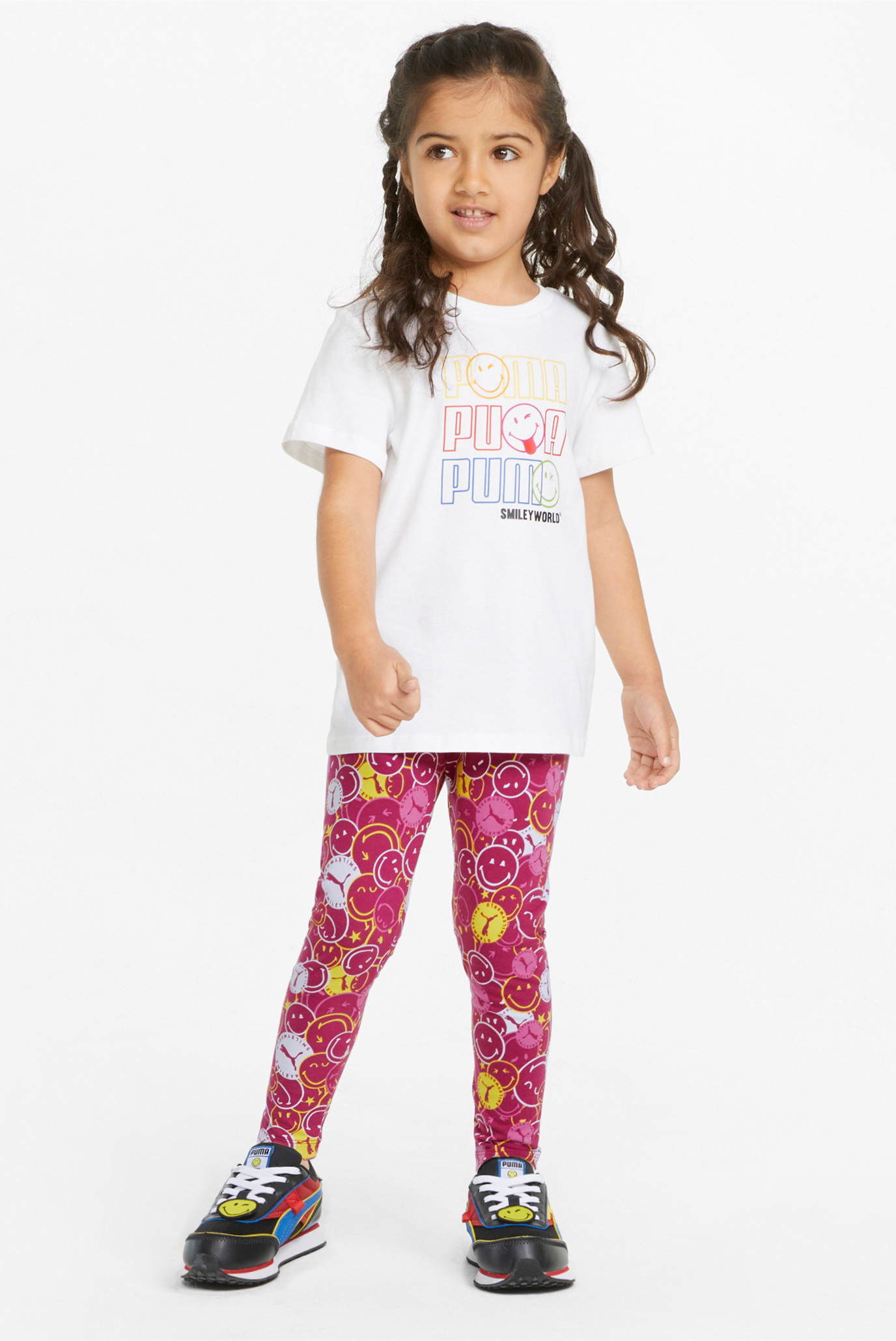 PUMA x SMILEY WORLD Printed Kids Leggings PUMA