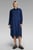 Женское темно-синее платье Long Western Shirt Dress EV