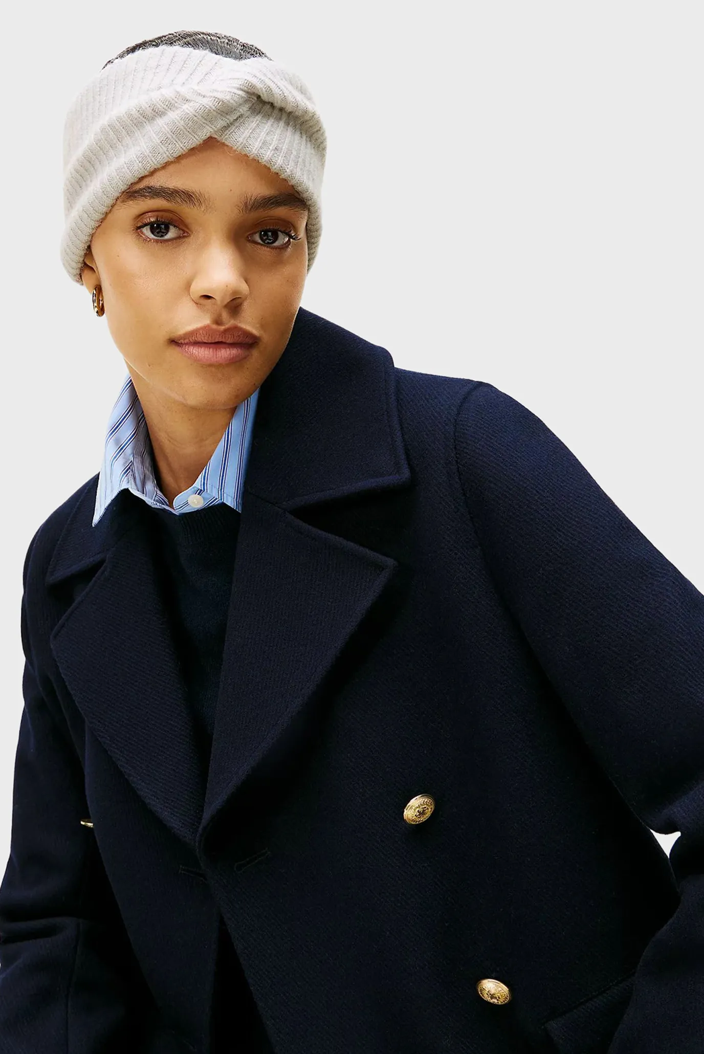 Жіноча сіра пов'язка FLUFFY 2