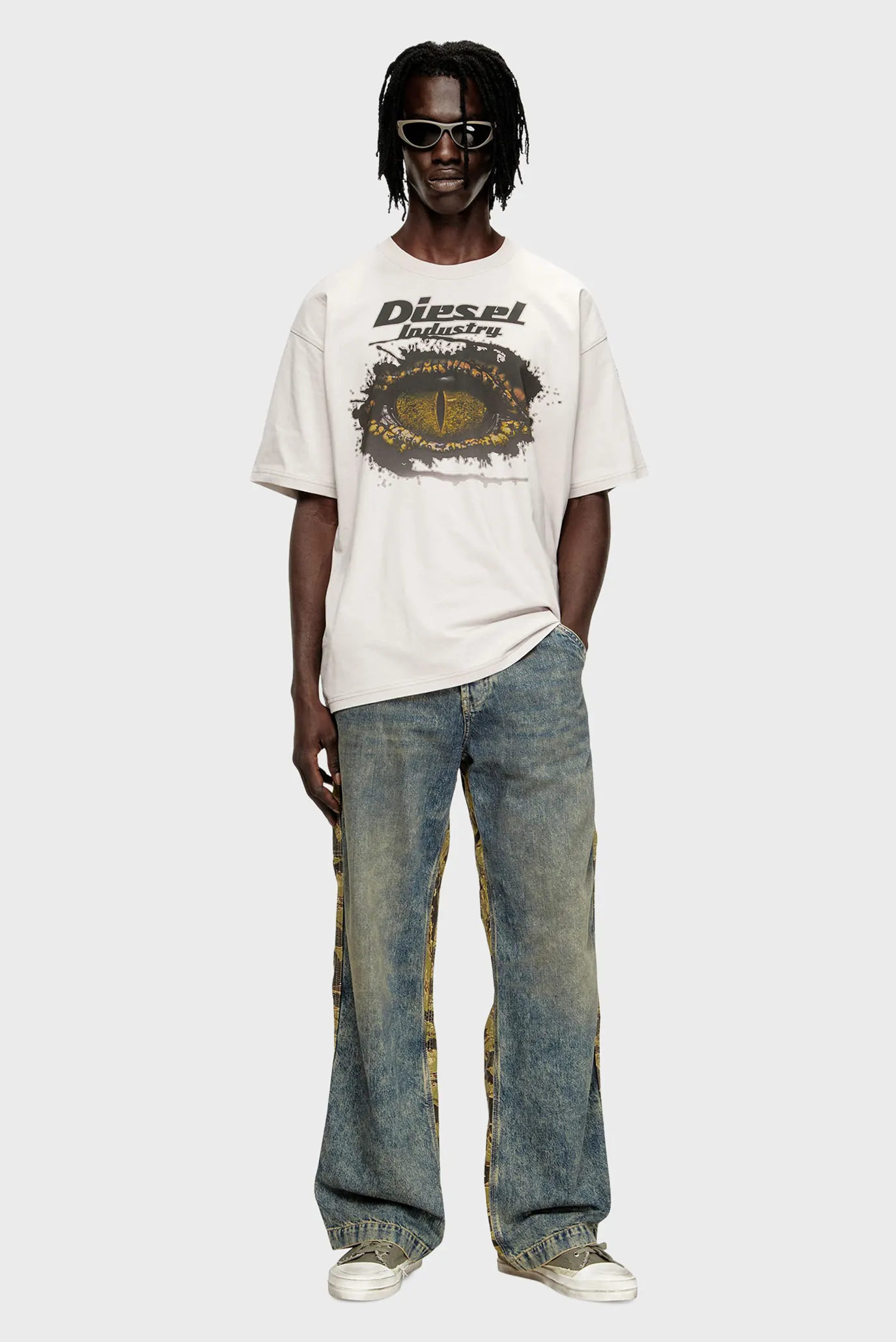 Чоловіча біла футболка T-BOXT-T25 2