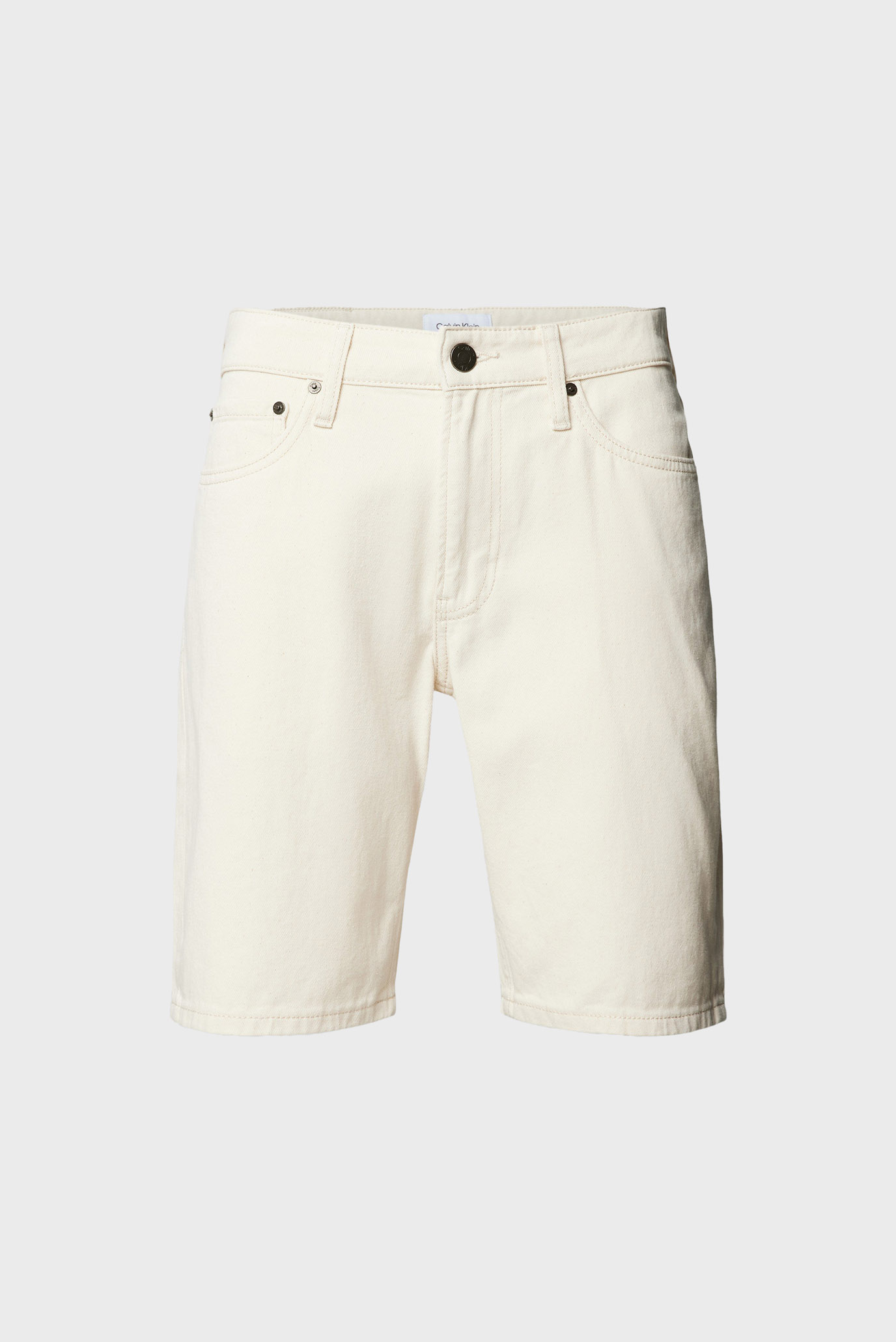 Мужские белые джинсовые шорты DENIM SHORT ECRU 1