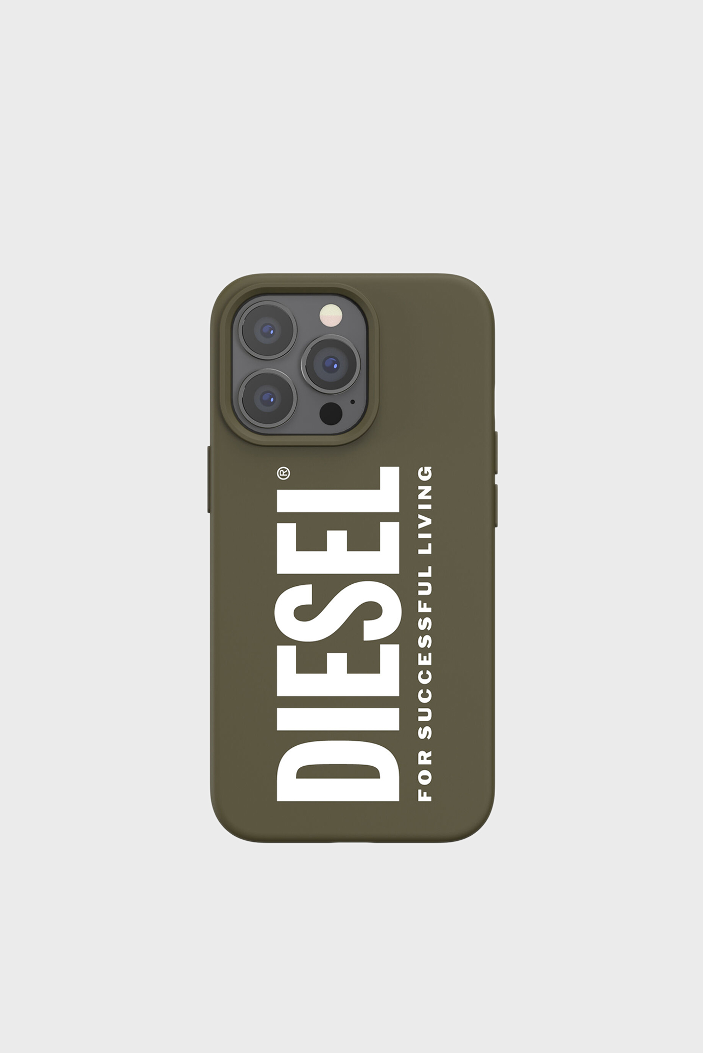 Зелений чохол для телефону Diesel Silicone Case для iPhone 13 Pro 1