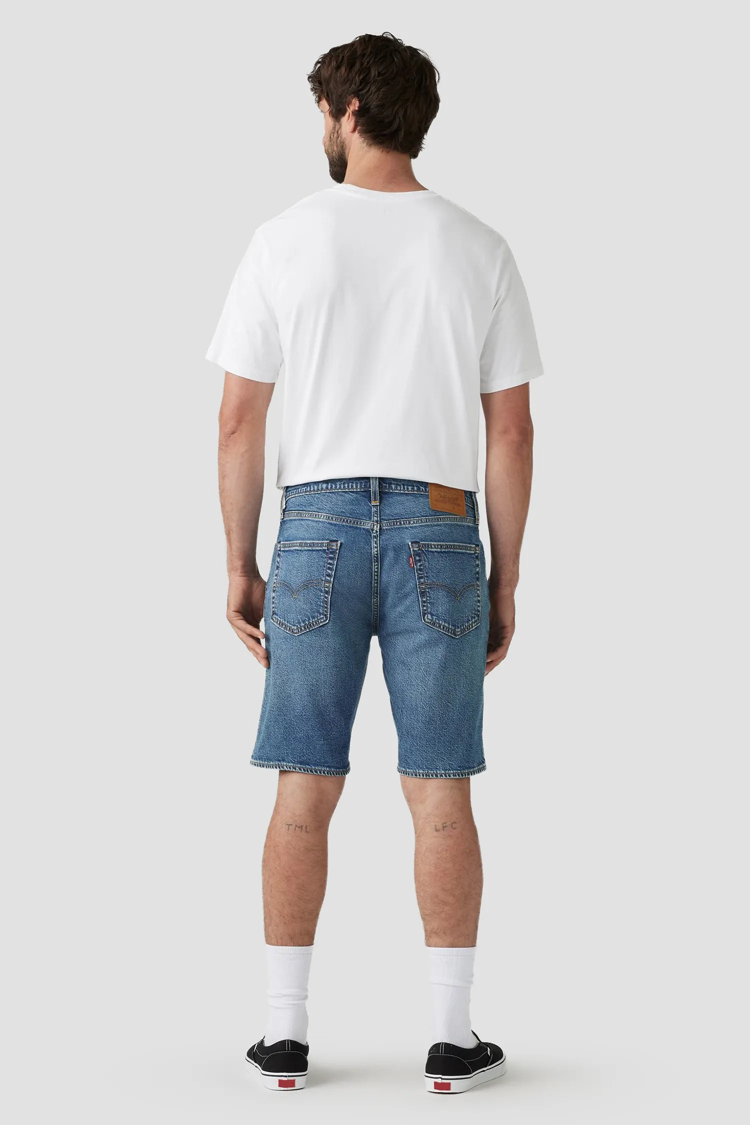 Чоловічі сині джинсові шорти 2