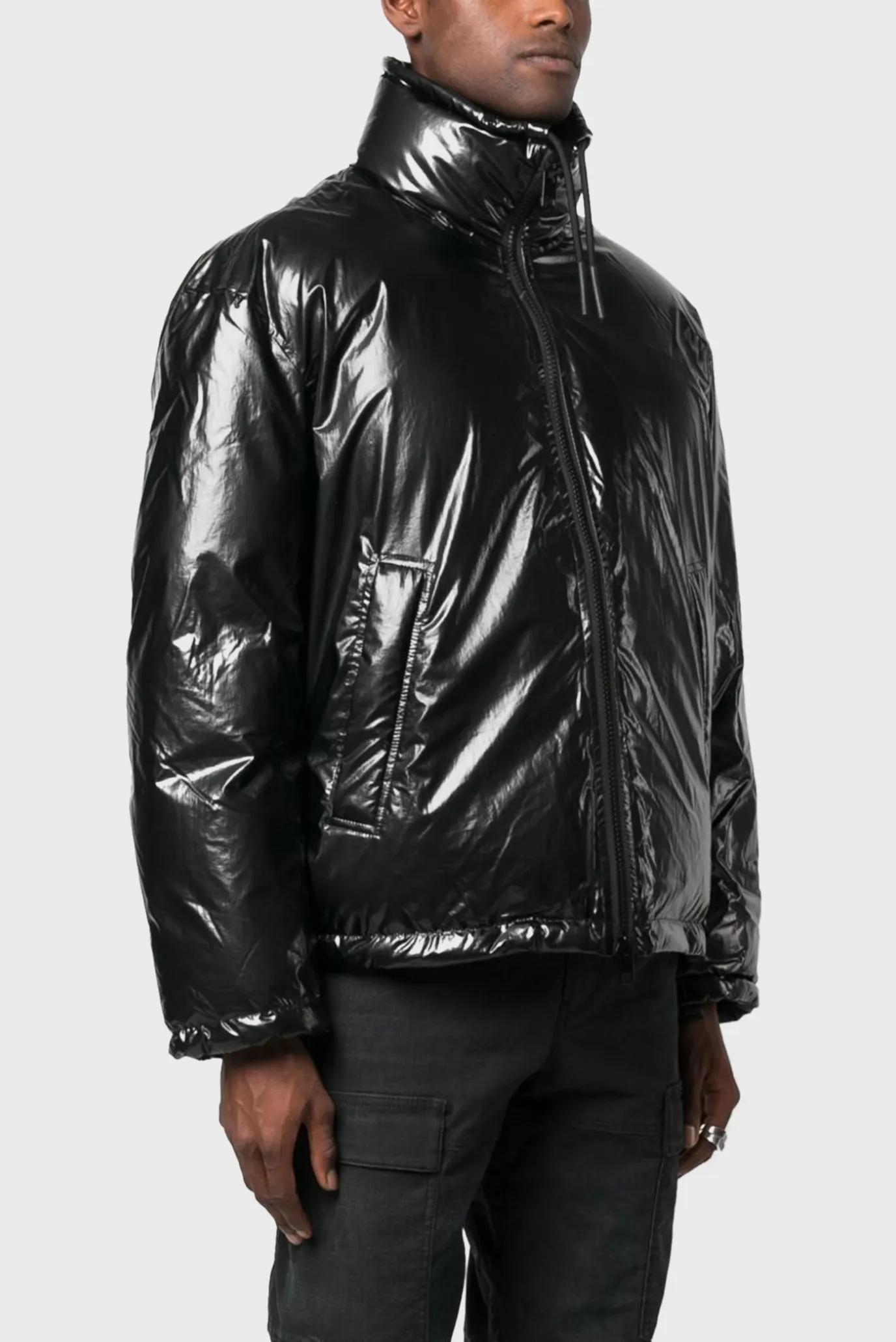 Чоловіча чорна куртка W-JUPIT JACKET Diesel A10607 0JKKL — MD-Fashion