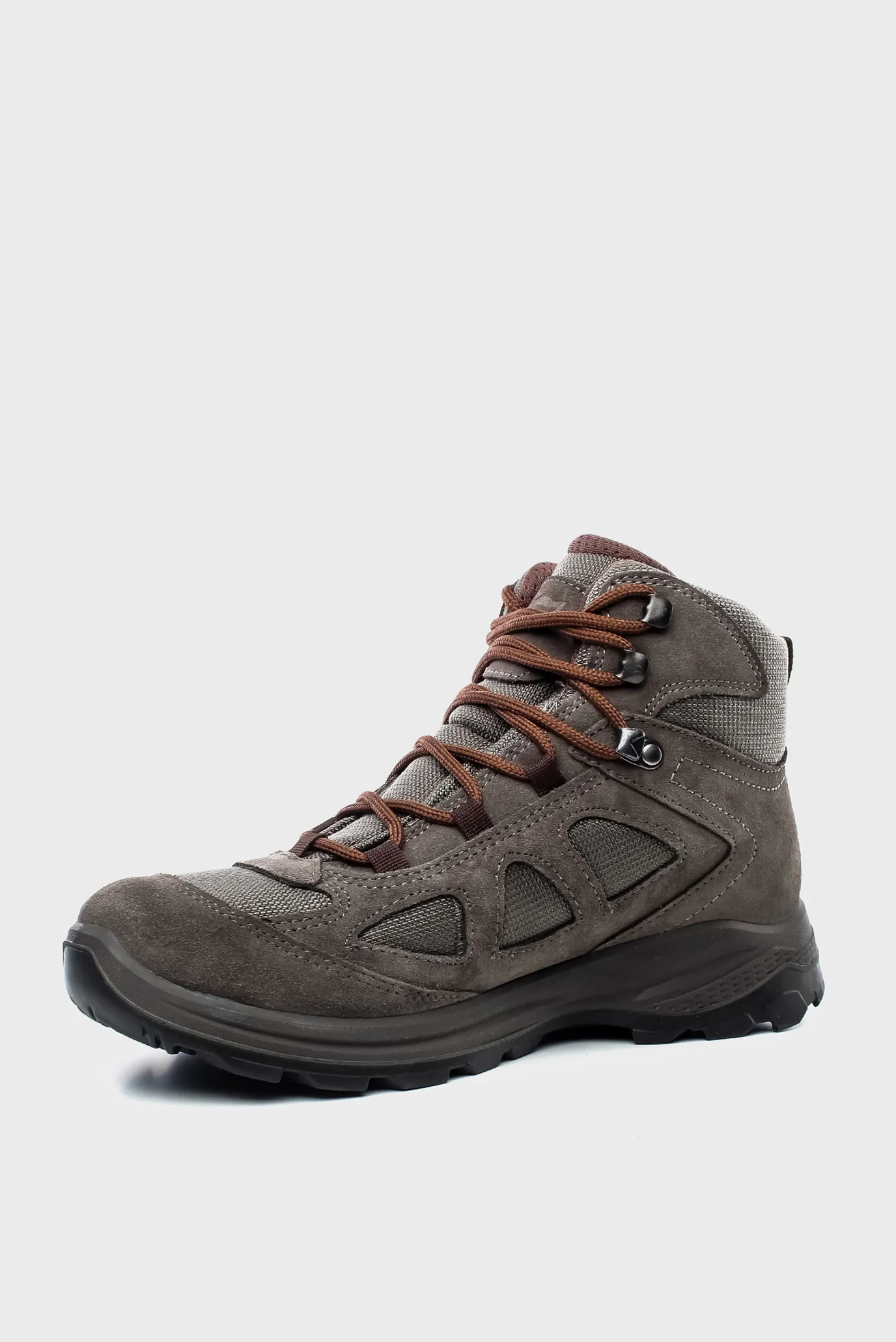 Чоловічі темно-зелені трекінгові черевики 4