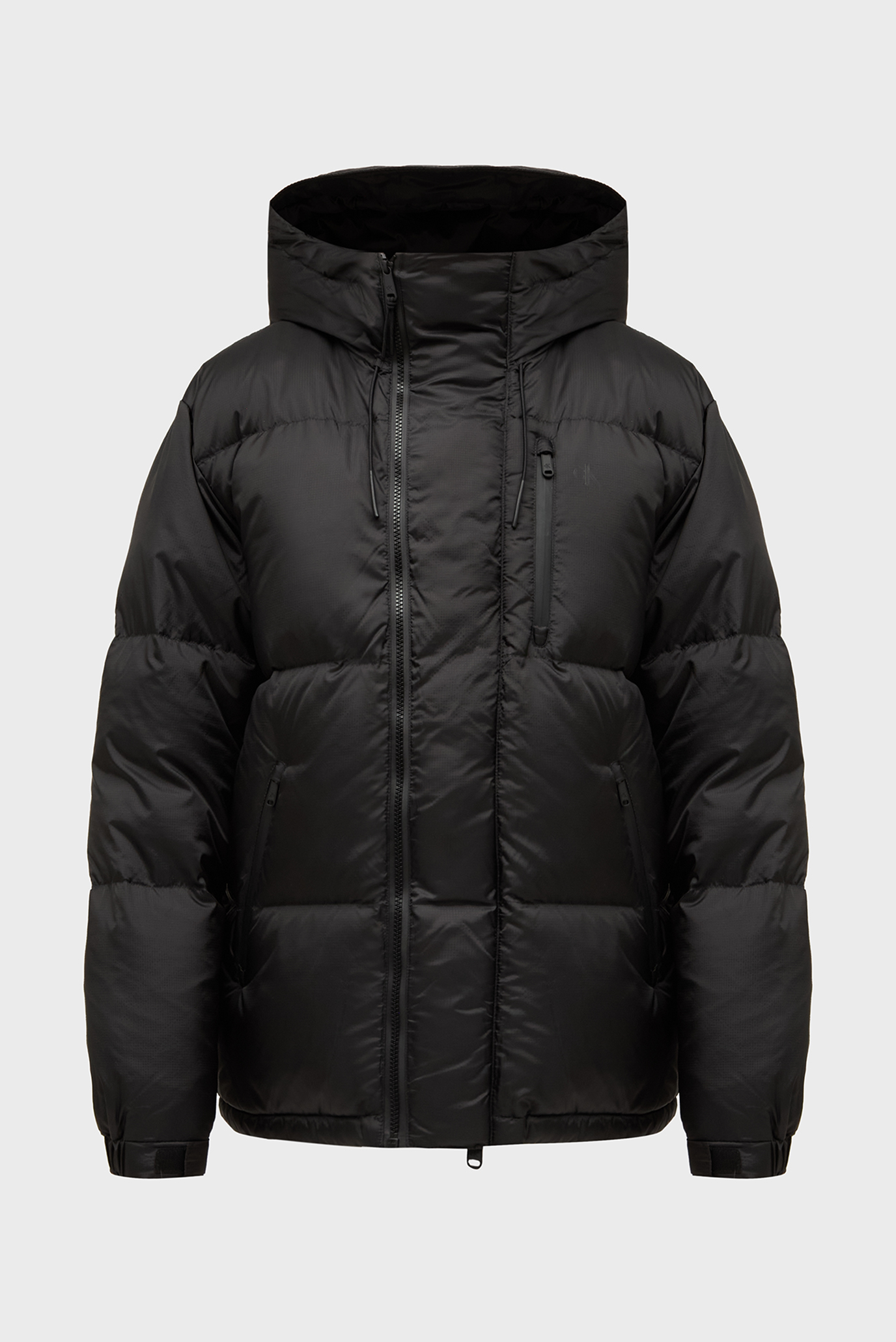 Чоловічий чорний пуховик QUILTED DOWN PUFFER 1