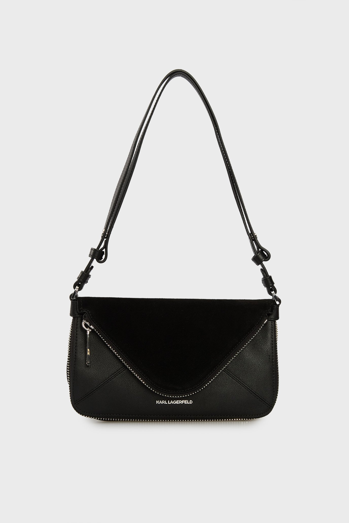 Женская черная кожаная сумка hardware Черный ONESIZE Karl Lagerfeld A3W30083 Женская черная кожаная сумка hardware Черный ONESIZE Karl Lagerfeld A3W30083