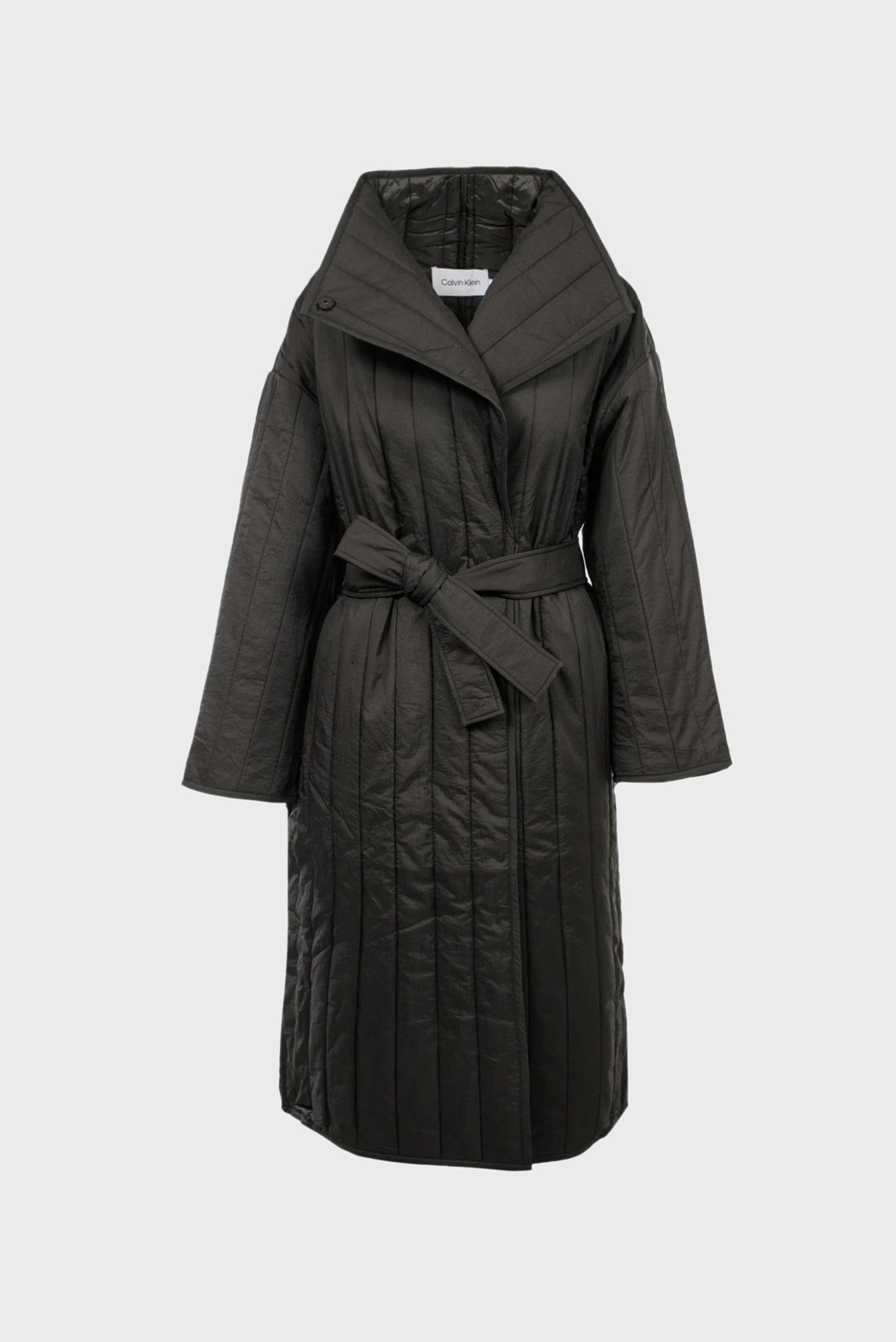 Женская черная куртка LW VERTICAL QUILT COAT 1