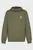 Мужское темно-зеленое худи KNIT
