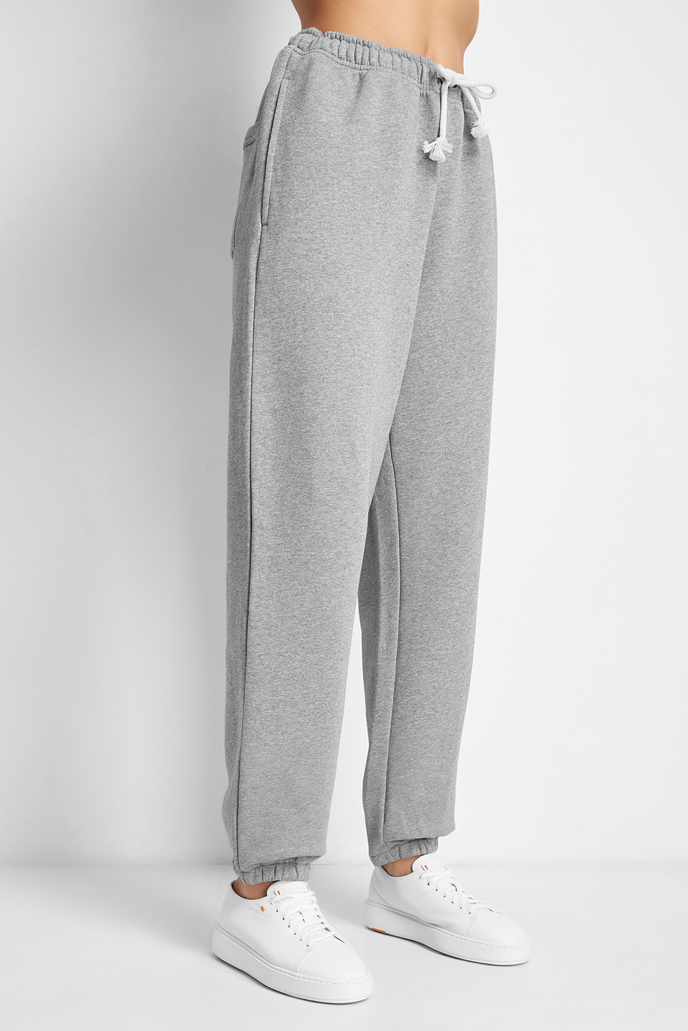 Женские серые спортивные брюки Acne Studios CK0038 — MD-Fashion