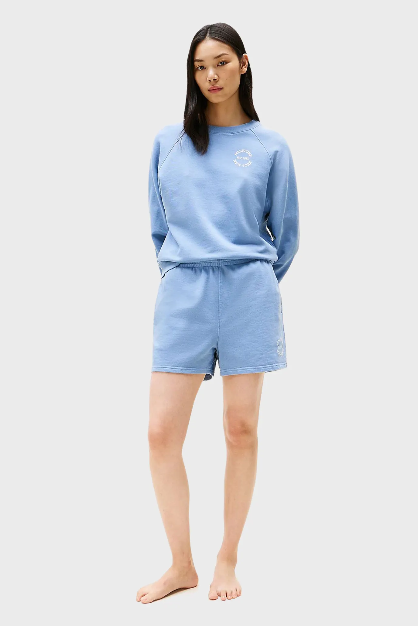 Жіночі блакитні шорти 2