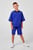 Детский синий комплект одежды (свитшот, шорты)