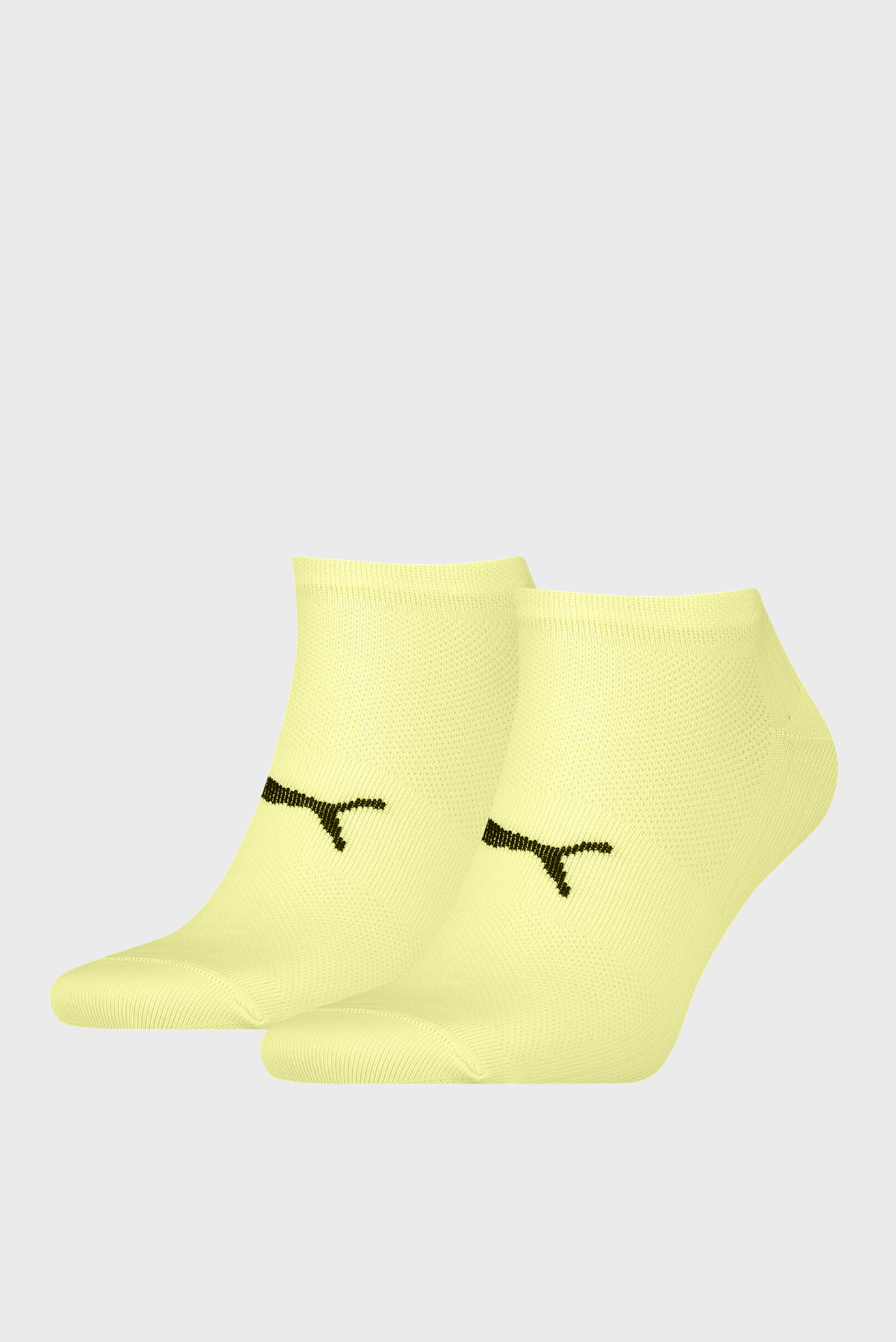 Желтые носки PUMA Sport Unisex Light Sneaker Socks 2 Pack 1