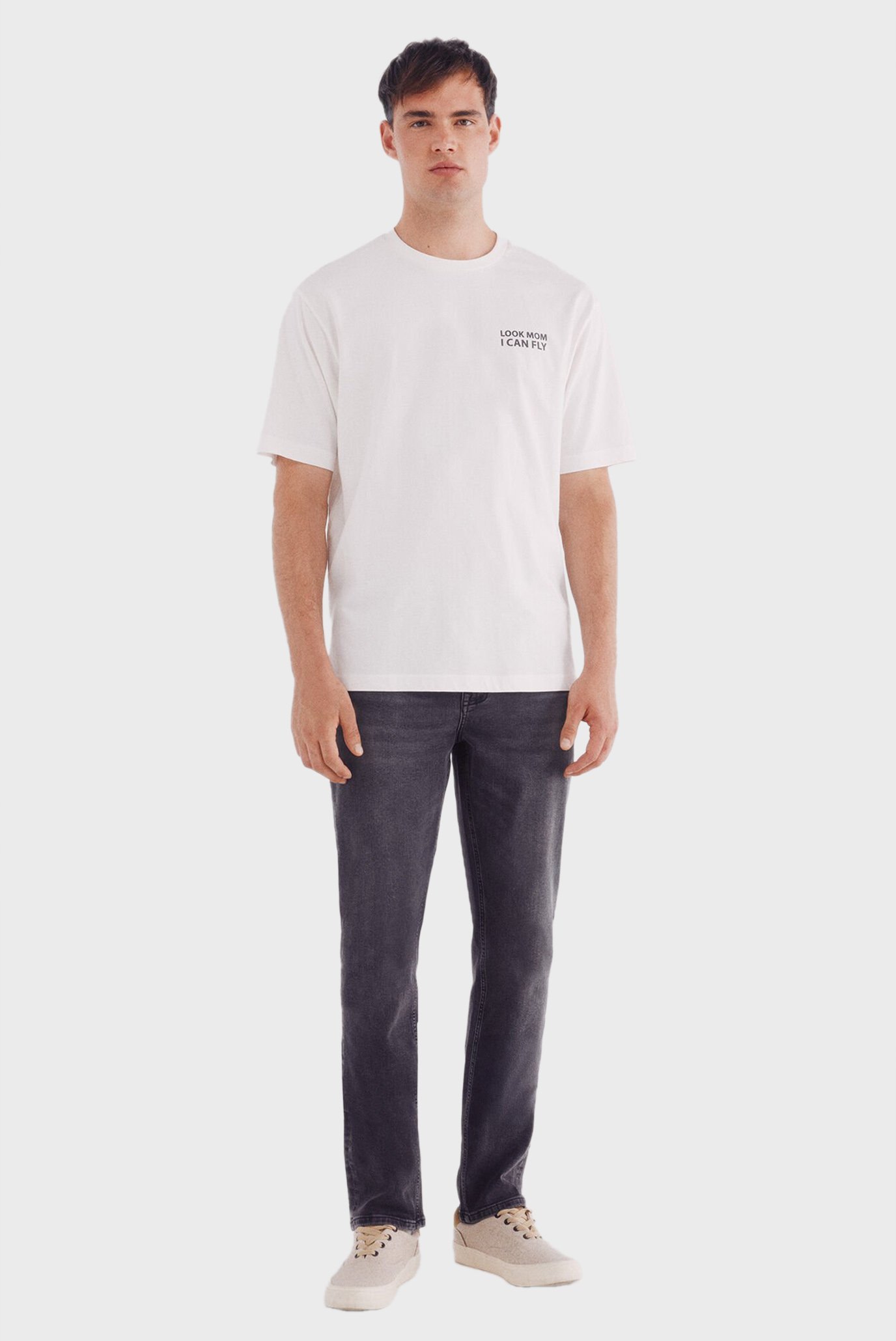 Мужские темно-серые джинсы slim fit Серый 34 SPRINGFIELD 1752038 Мужские темно-серые джинсы slim fit Серый 34 SPRINGFIELD 1752038