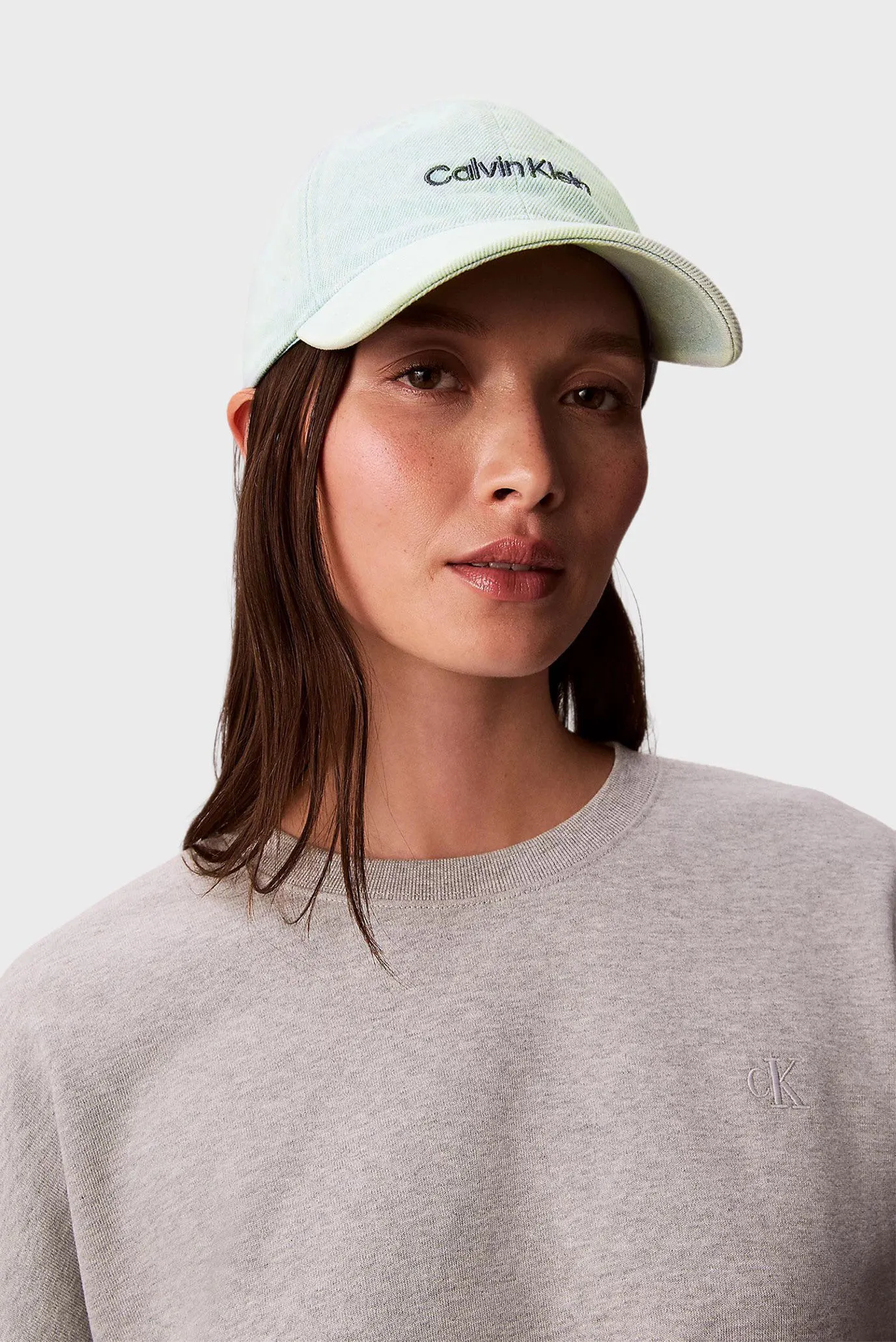 Жіноча блакитна джинсова кепка TITLECASE 2