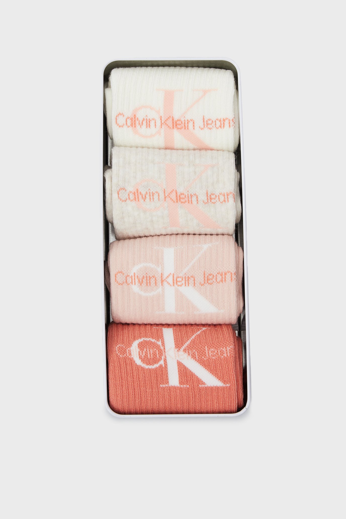 Жіночі шкарпетки (4 пари) CKJ WOMEN SOCK 4P GIFTBOX LOGO 1