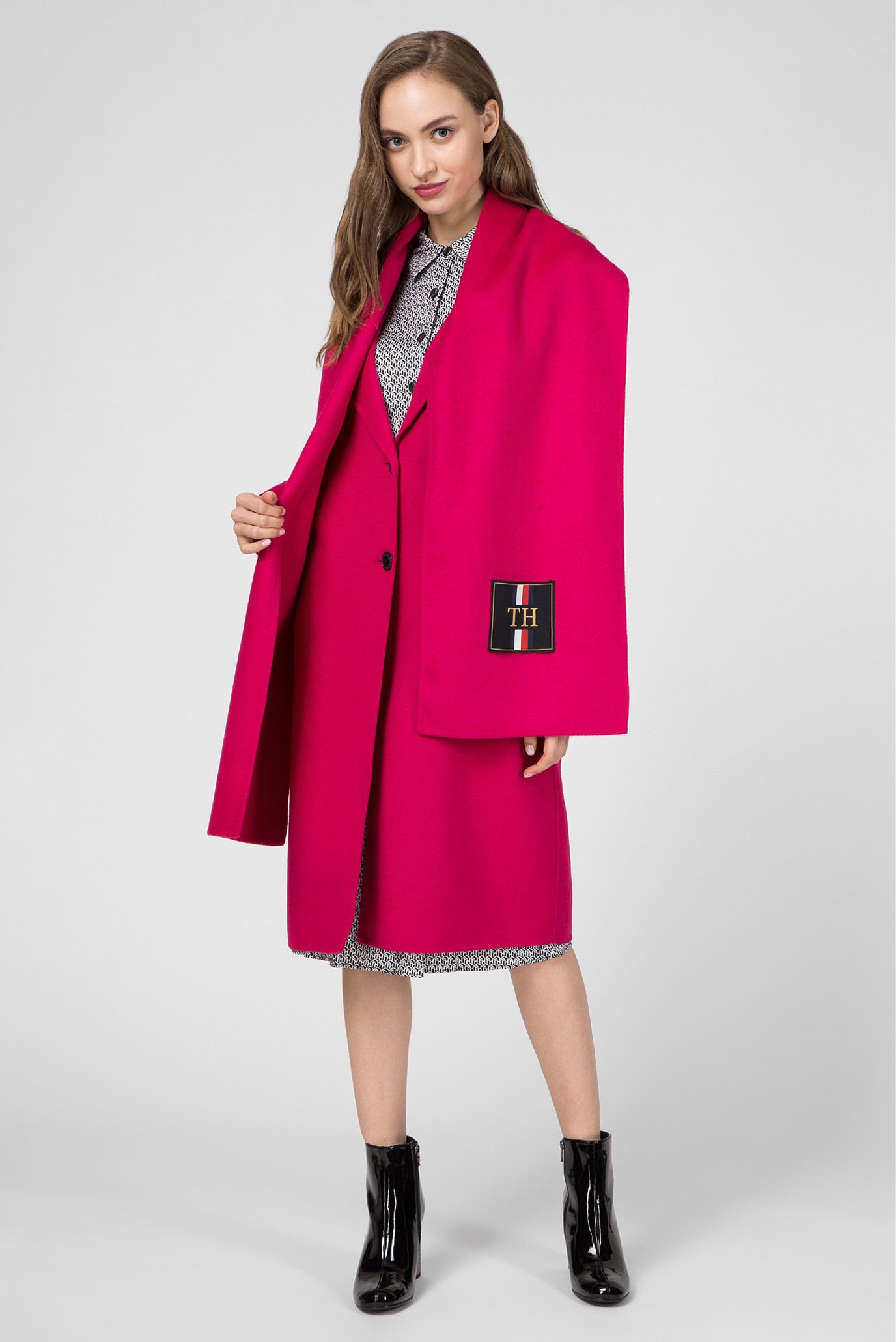 Женское розовое пальто BIANCA DF 1