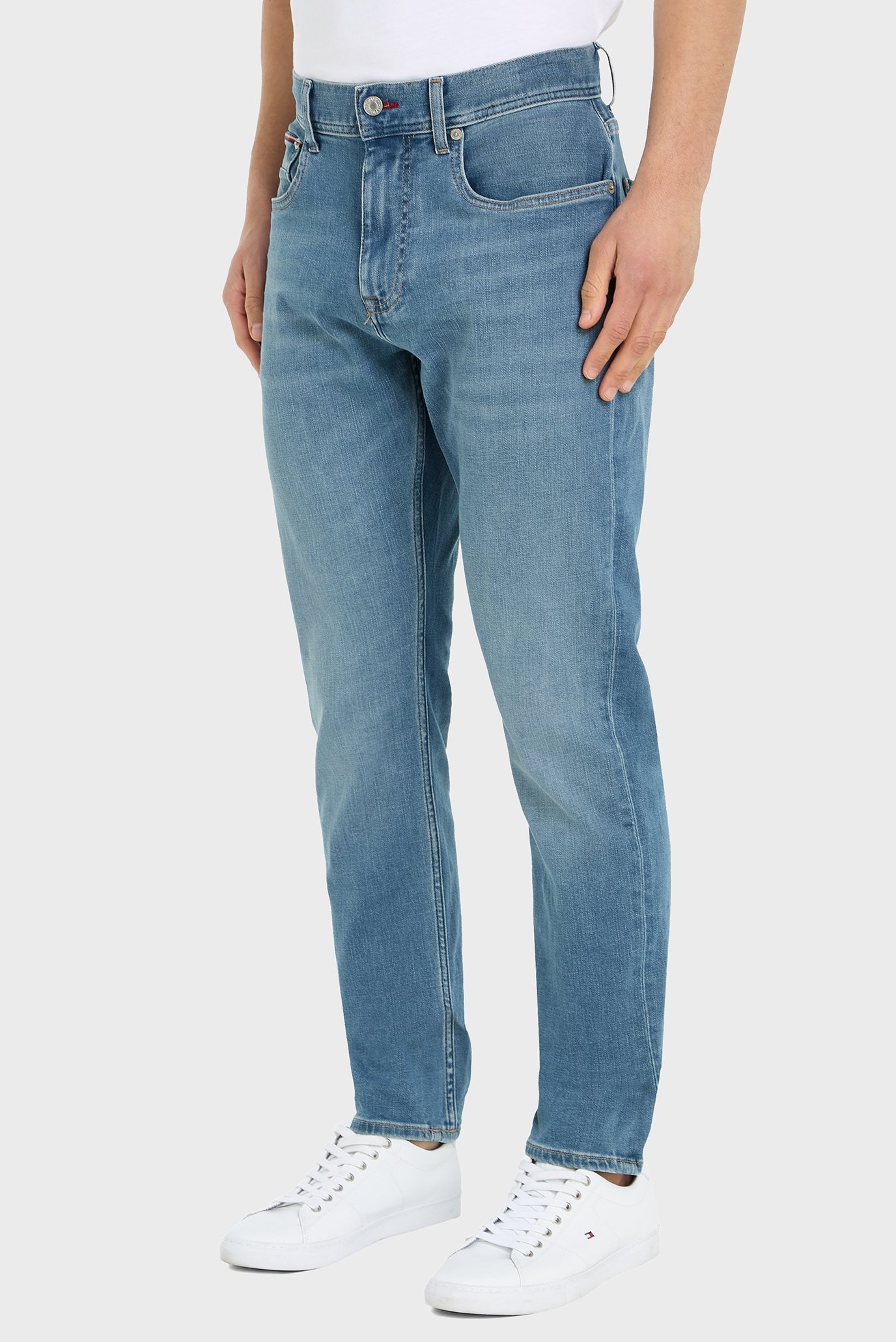 Мужские синие джинсы HOUSTON PSTR AHOTA BLUEМ Синий 32-32 Tommy Hilfiger MW0MW33971 Мужские синие джинсы HOUSTON PSTR AHOTA BLUEМ Синий 32-32 Tommy Hilfiger MW0MW33971