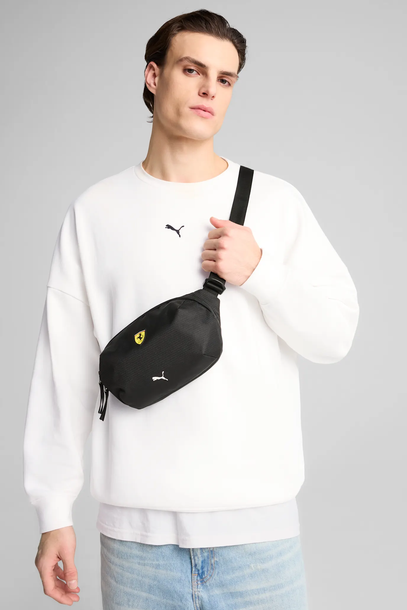 Чорна поясна сумка Scuderia Ferrari Race Waist Bag 3