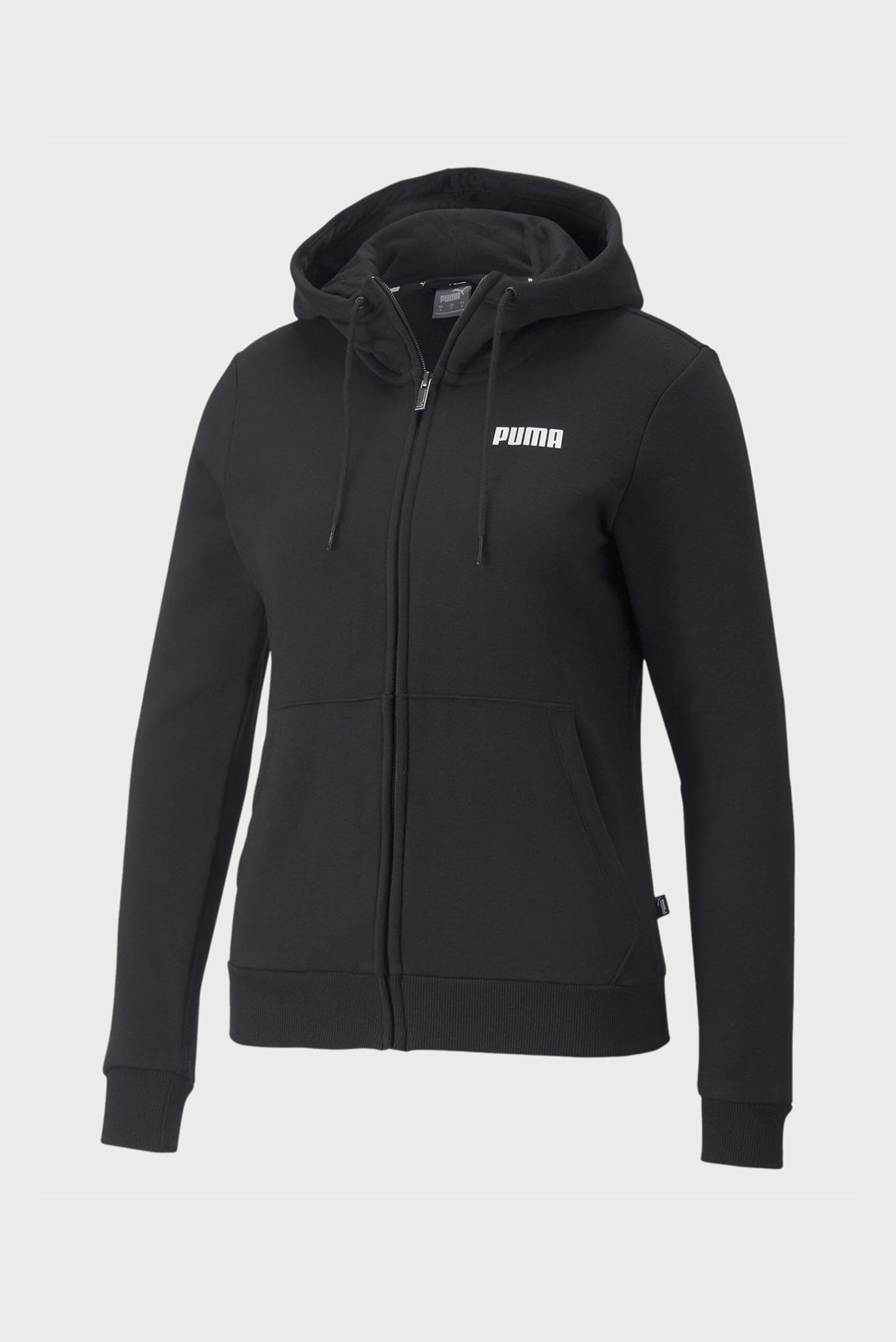 Женское черное худи Essentials Full-Zip Full-Length Women's Hoodie 1