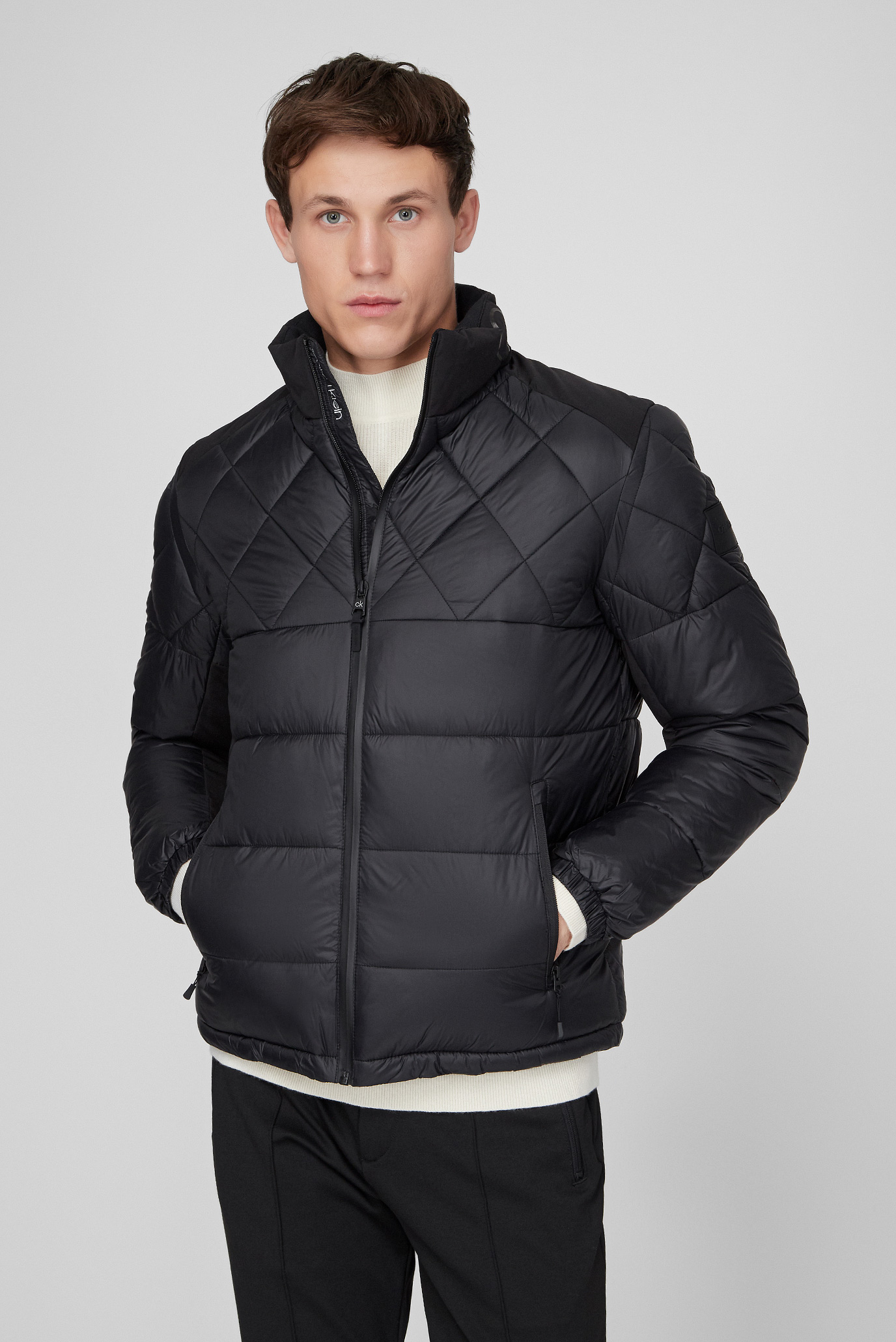 Мужская черная куртка Calvin Klein K10K107475 — MD-Fashion