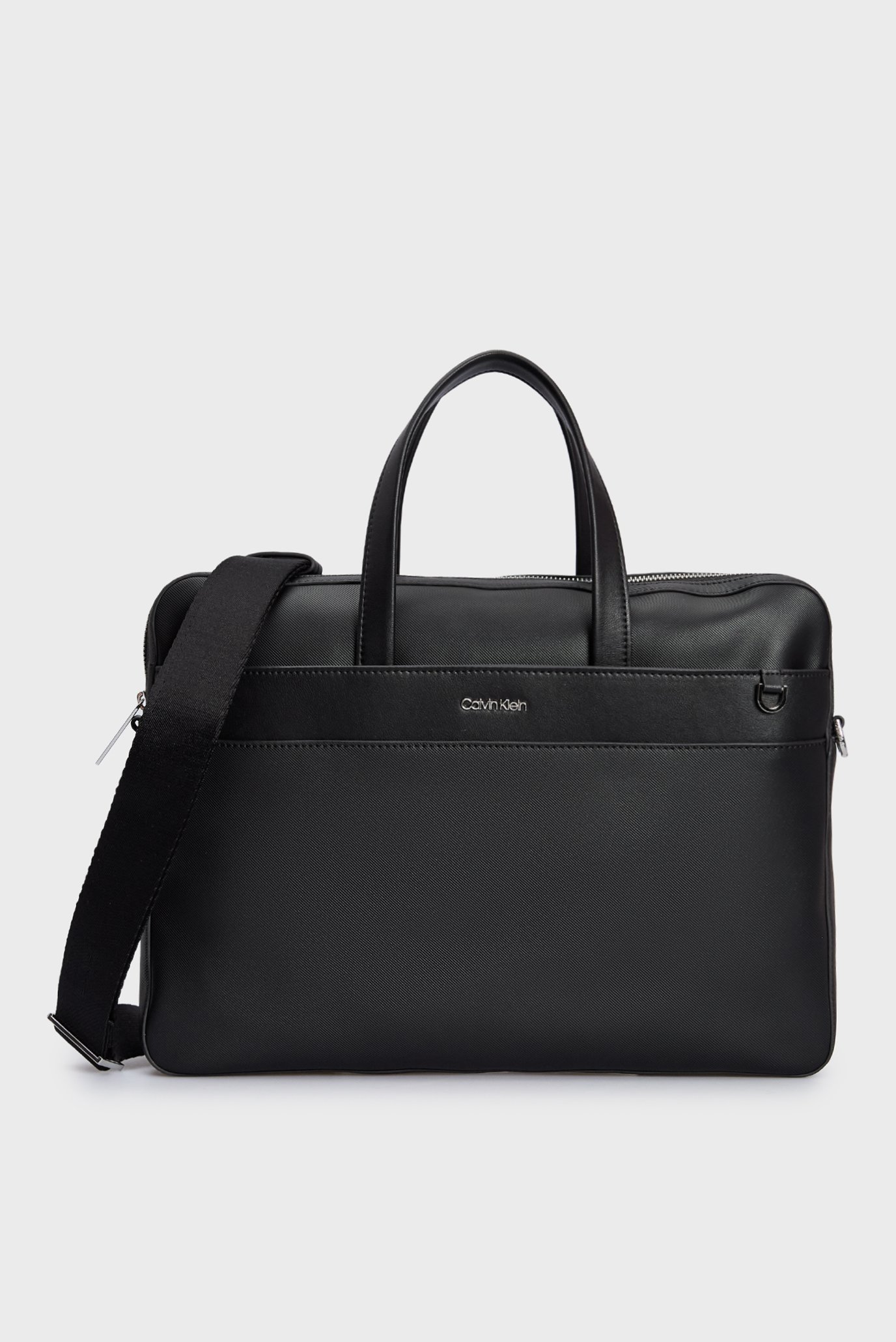 Мужская черная сумка для ноутбука CK EST. PU LAPTOP BAG 1
