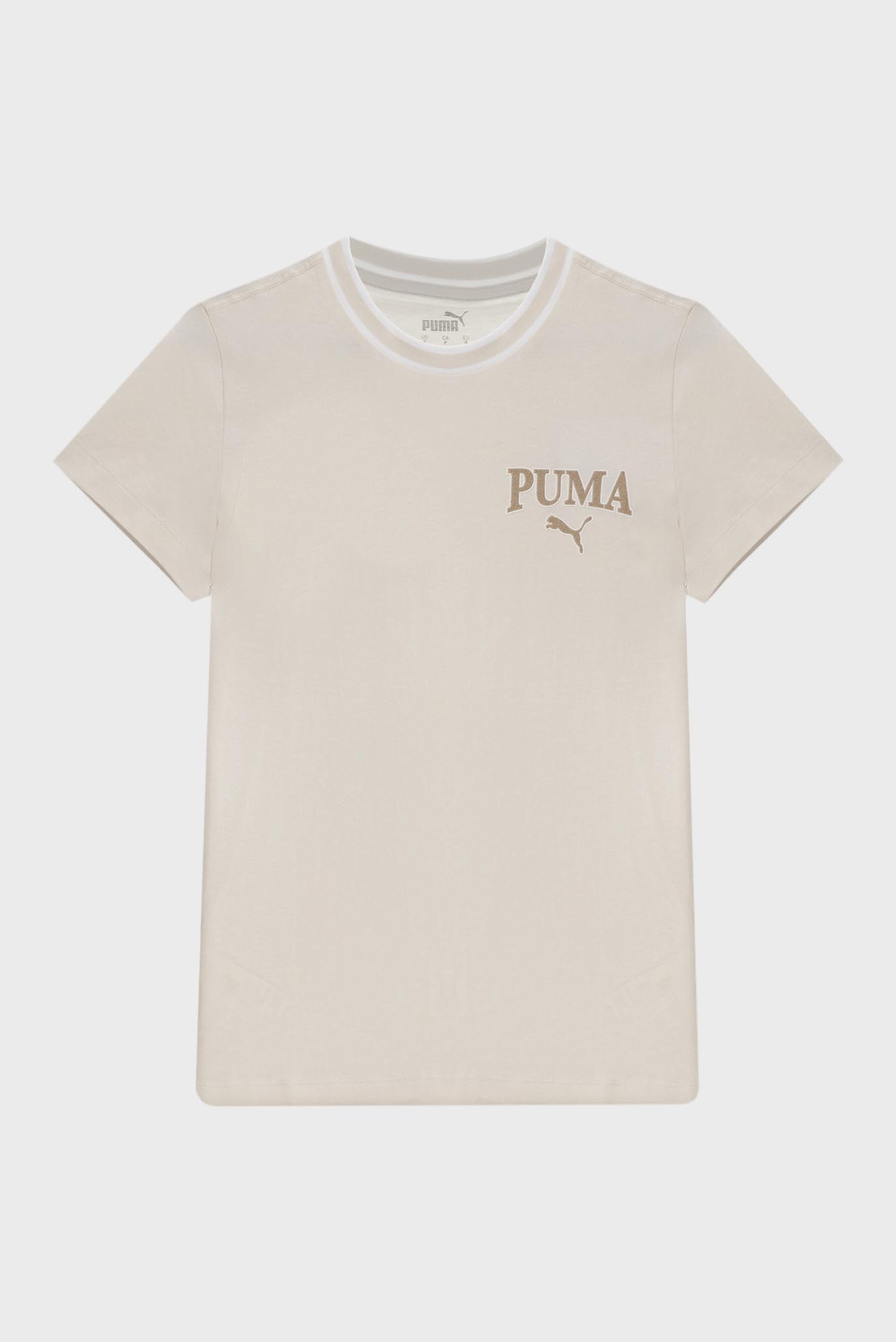 Женская бежевая футболка PUMA SQUAD Women's Tee 1