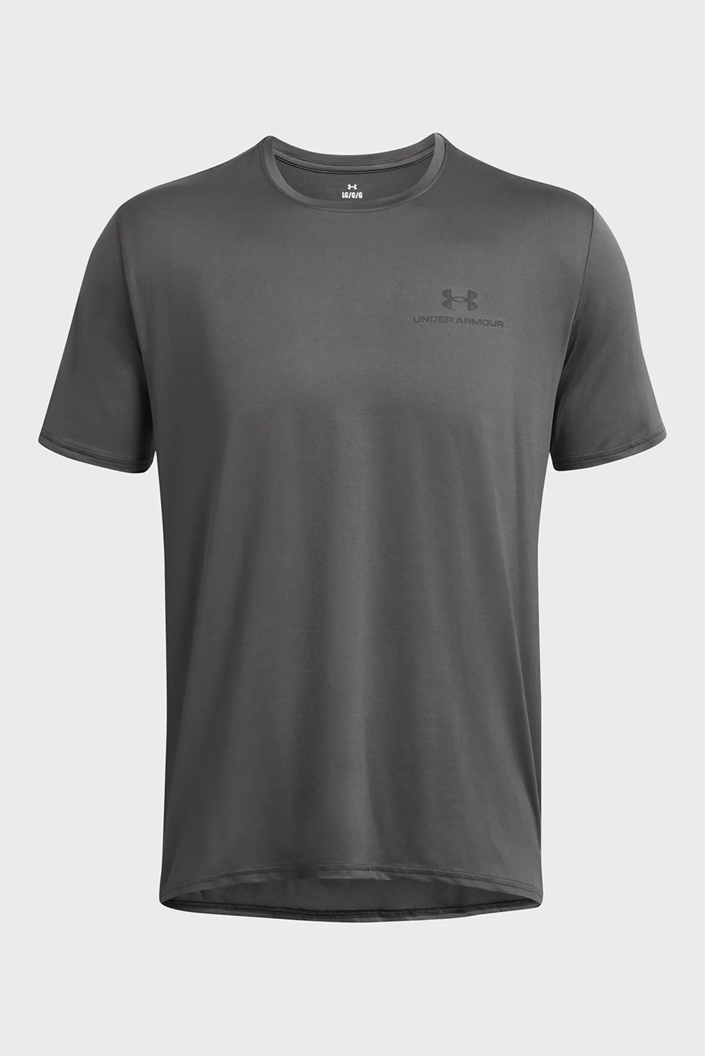 Мужская темно-серая футболка UA Rush Energy SS-GRY 3