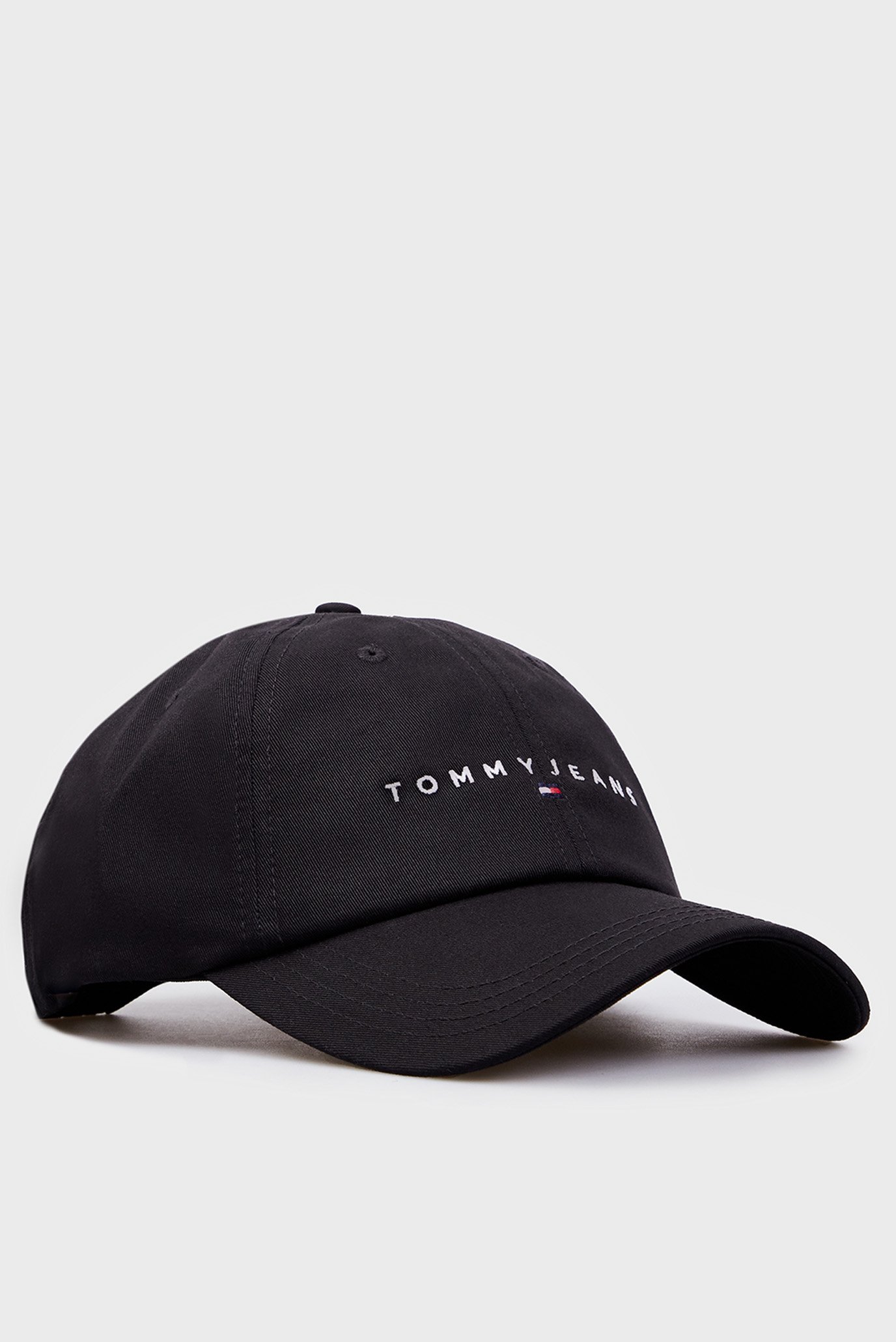 Жіноча чорна кепка TJW LINEAR LOGO 6 PANEL CAP 1