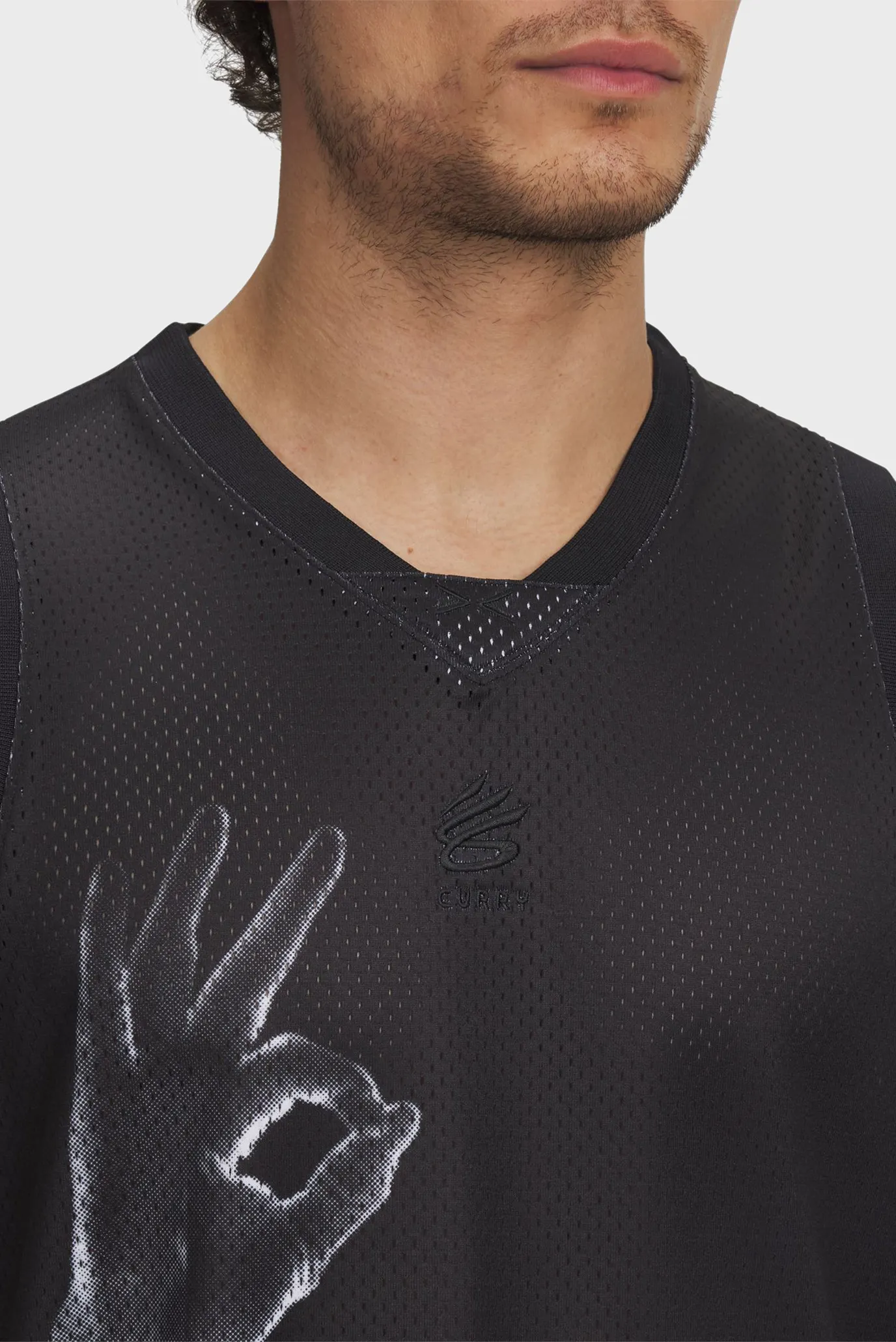 Мужская черная майка Curry Signature Sub Tank 4