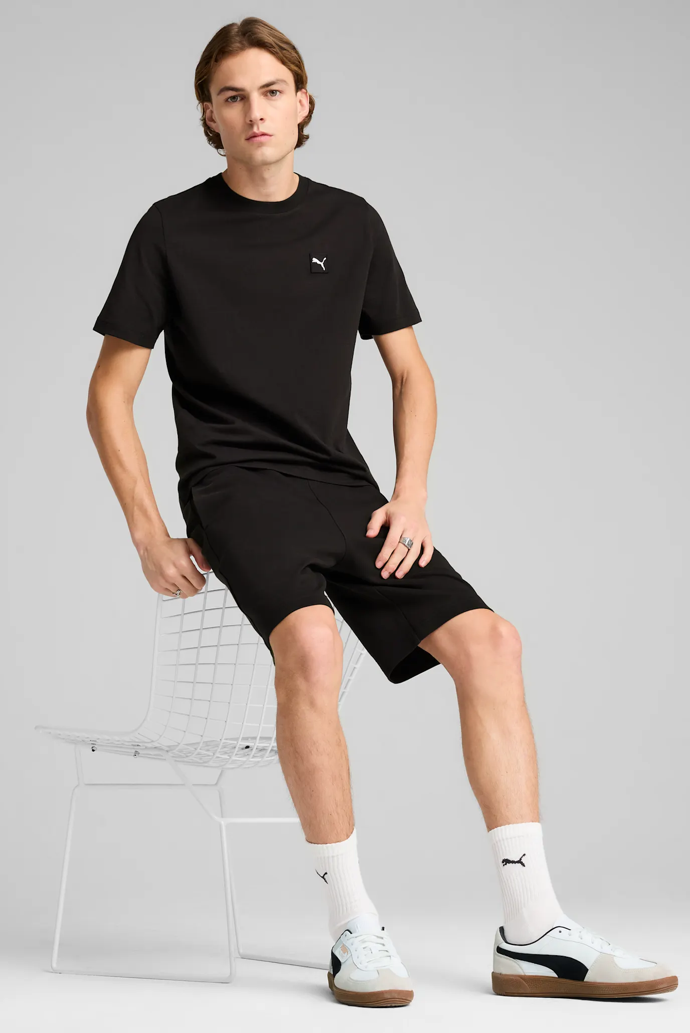 Чоловіча чорна футболка Essentials Elevated Tee Men 2