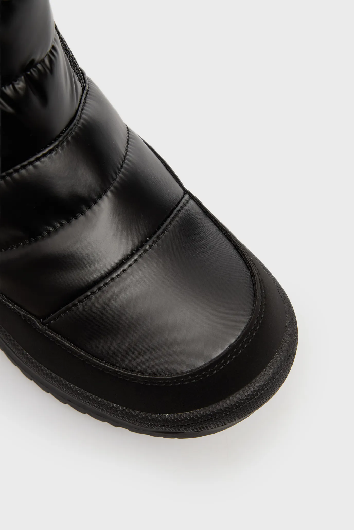 Детские черные дутики SNOW 4