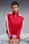 Жіноча червона спортивна кофта T7 ALWAYS ON Short Track Jacket Women