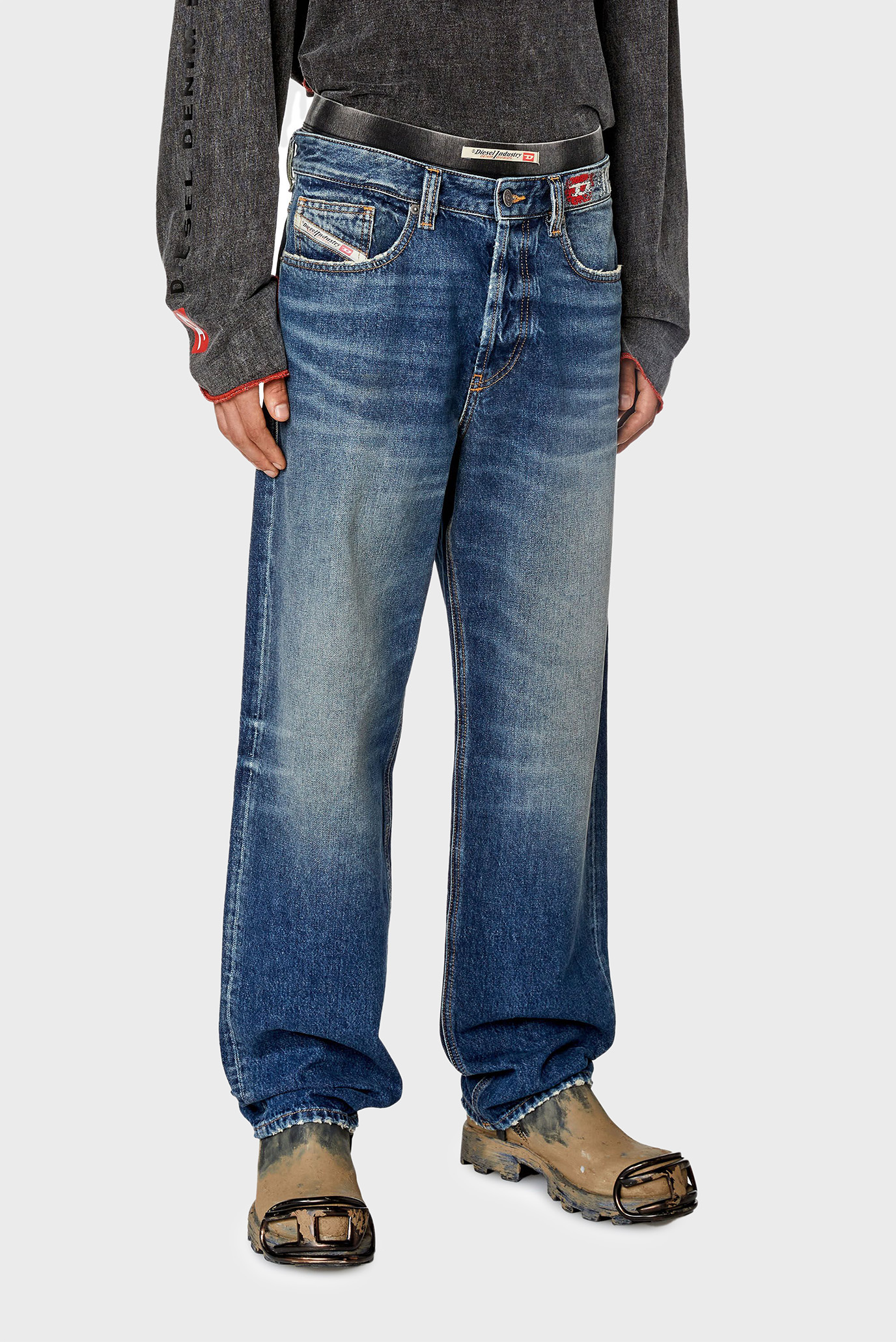 Чоловічі сині джинси 2010-S1 1