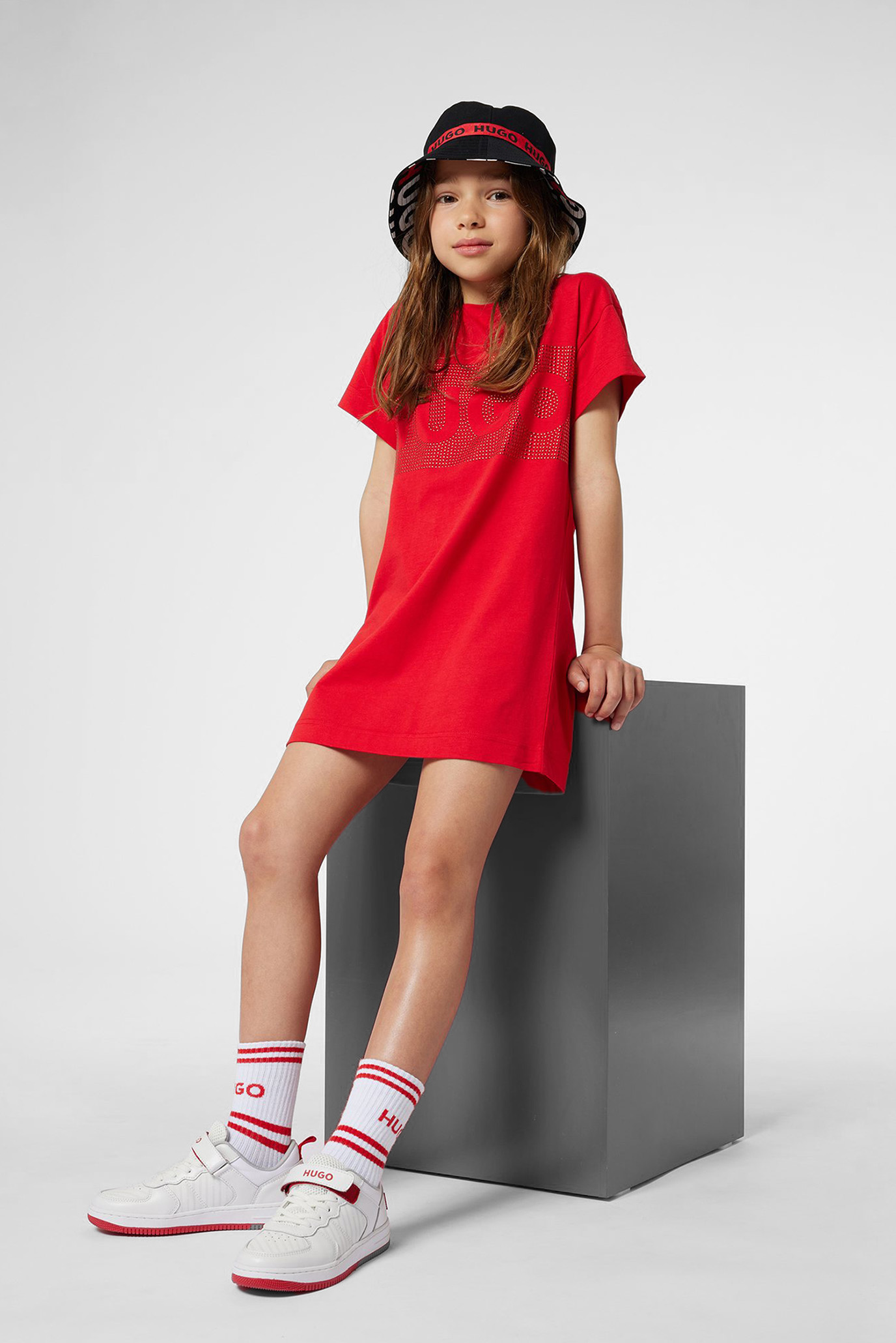 Детское красное платье 1