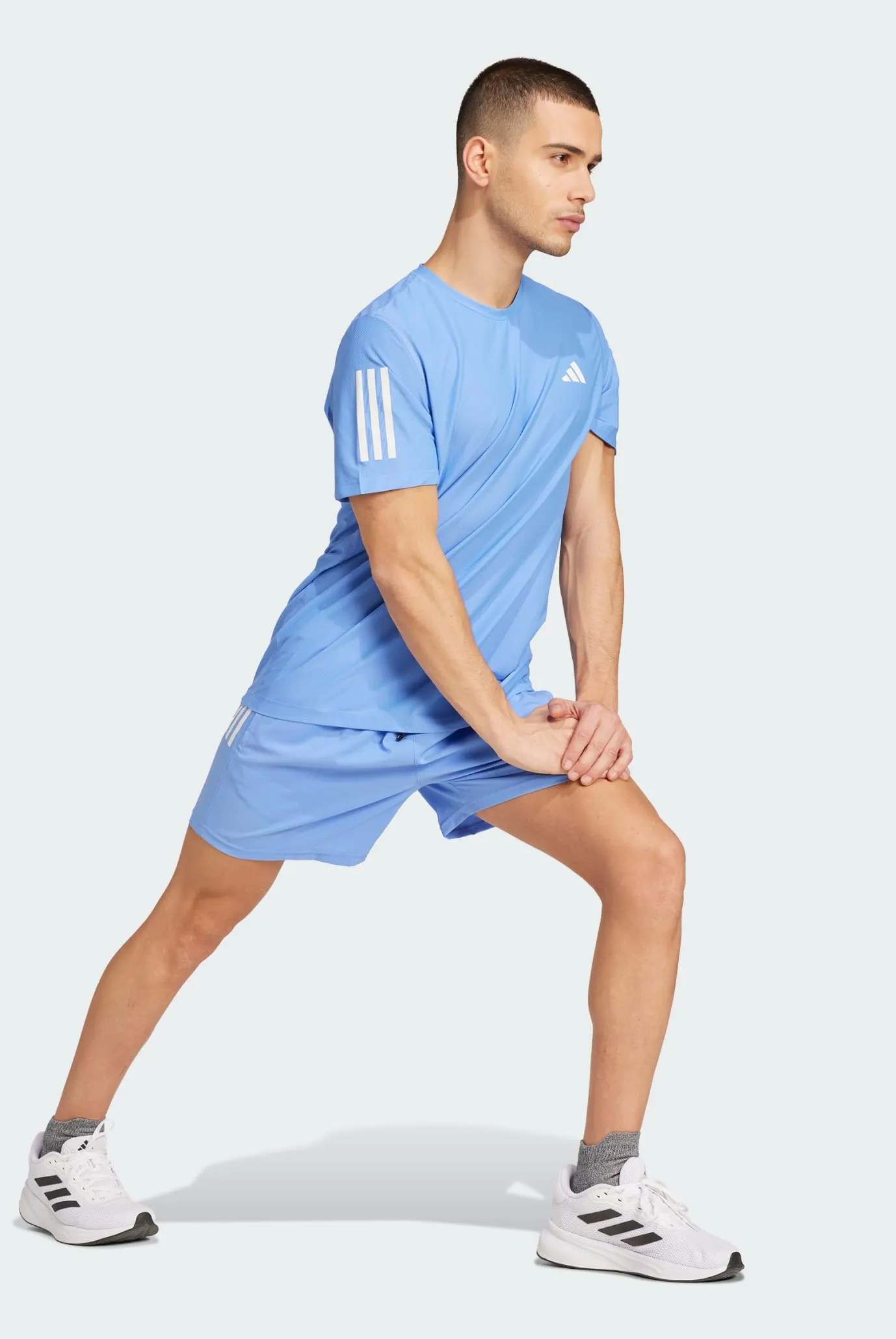 Мужская голубая футболка Own the Run 2