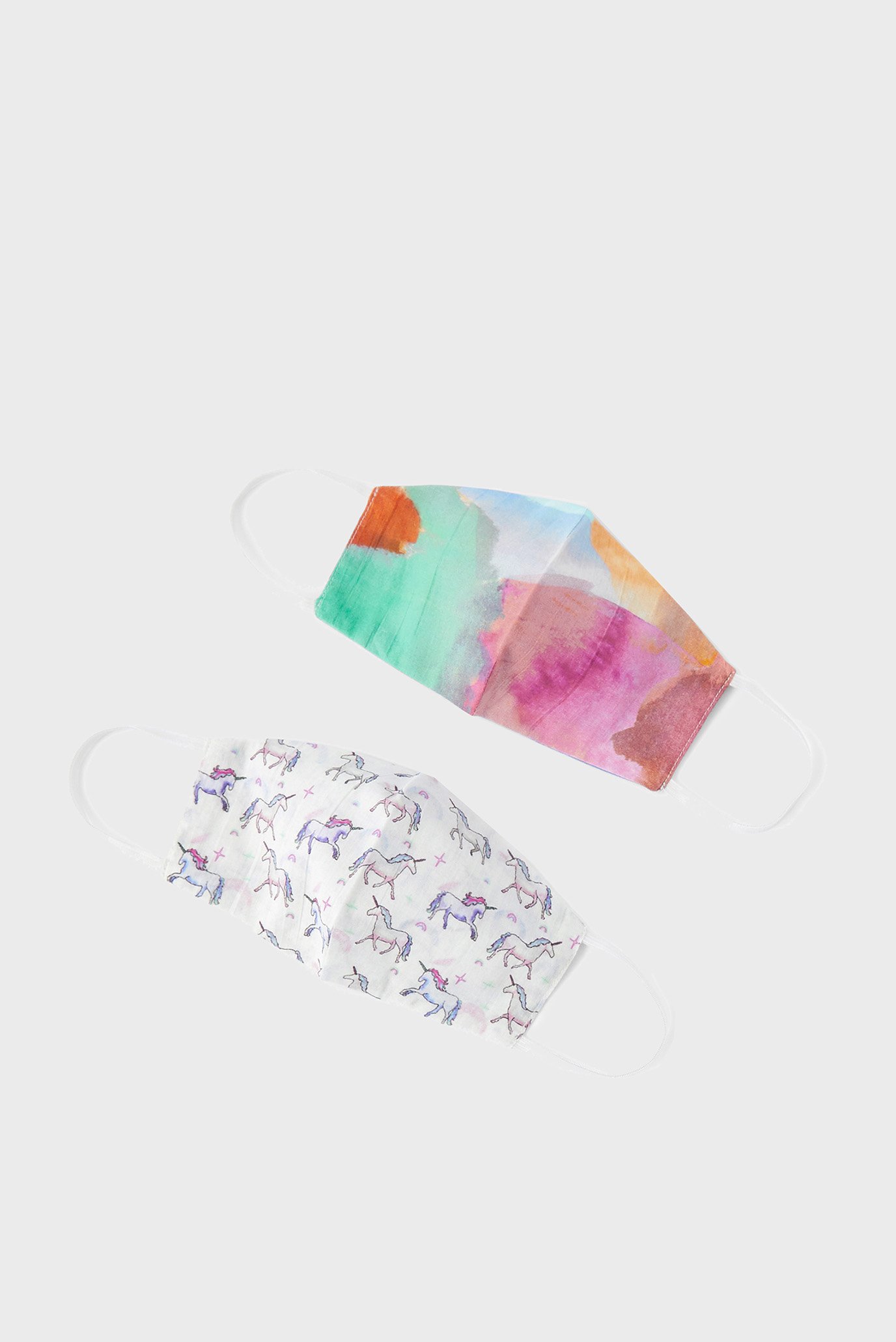 Захисні маски для дівчинки (2 шт) UNICORN 2 PACK FACE 1