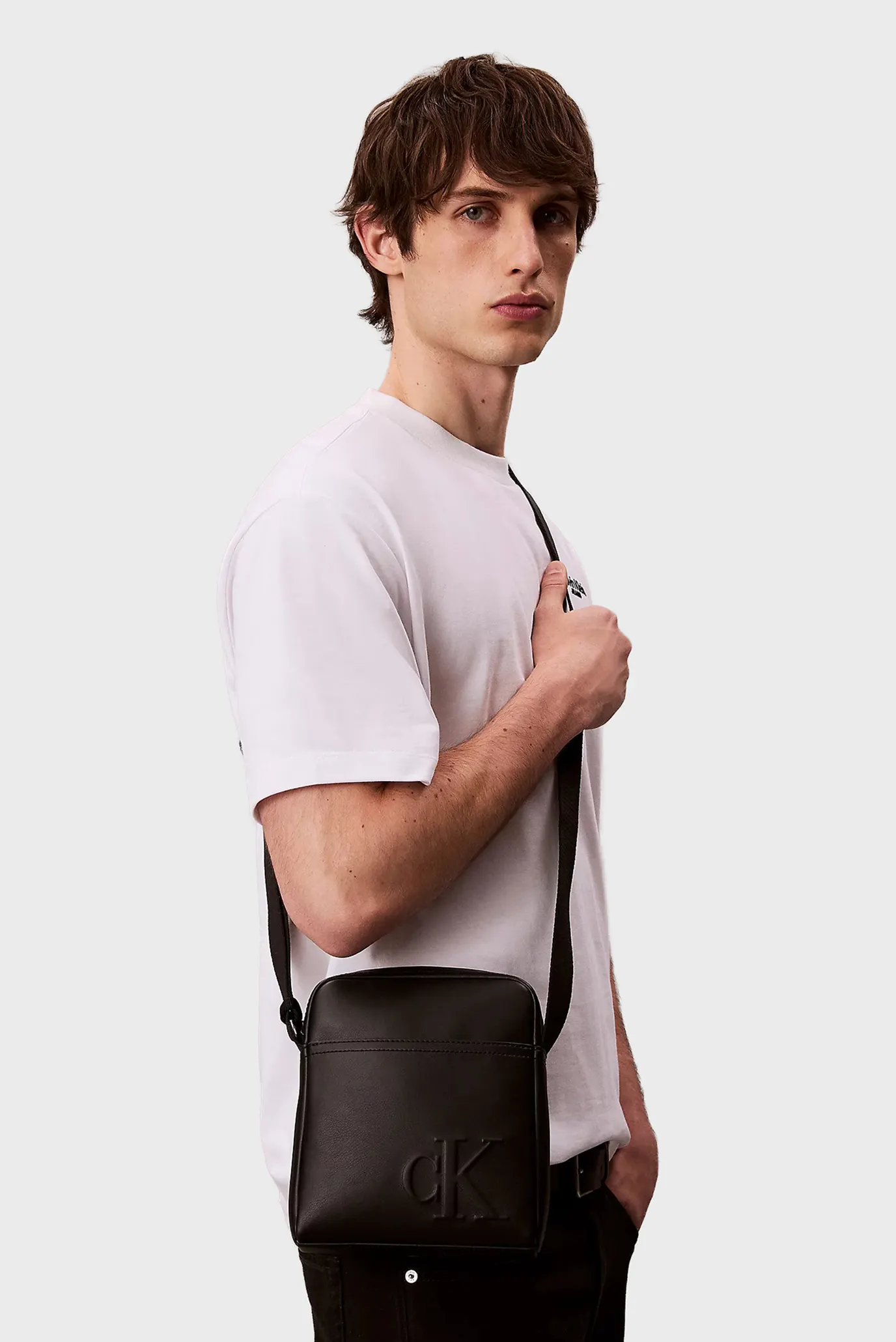 Мужская черная сумка REPORTER 2