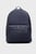 Чоловічий темно-синій шкіряний рюкзак TH CASUAL LEATHER BACKPAC