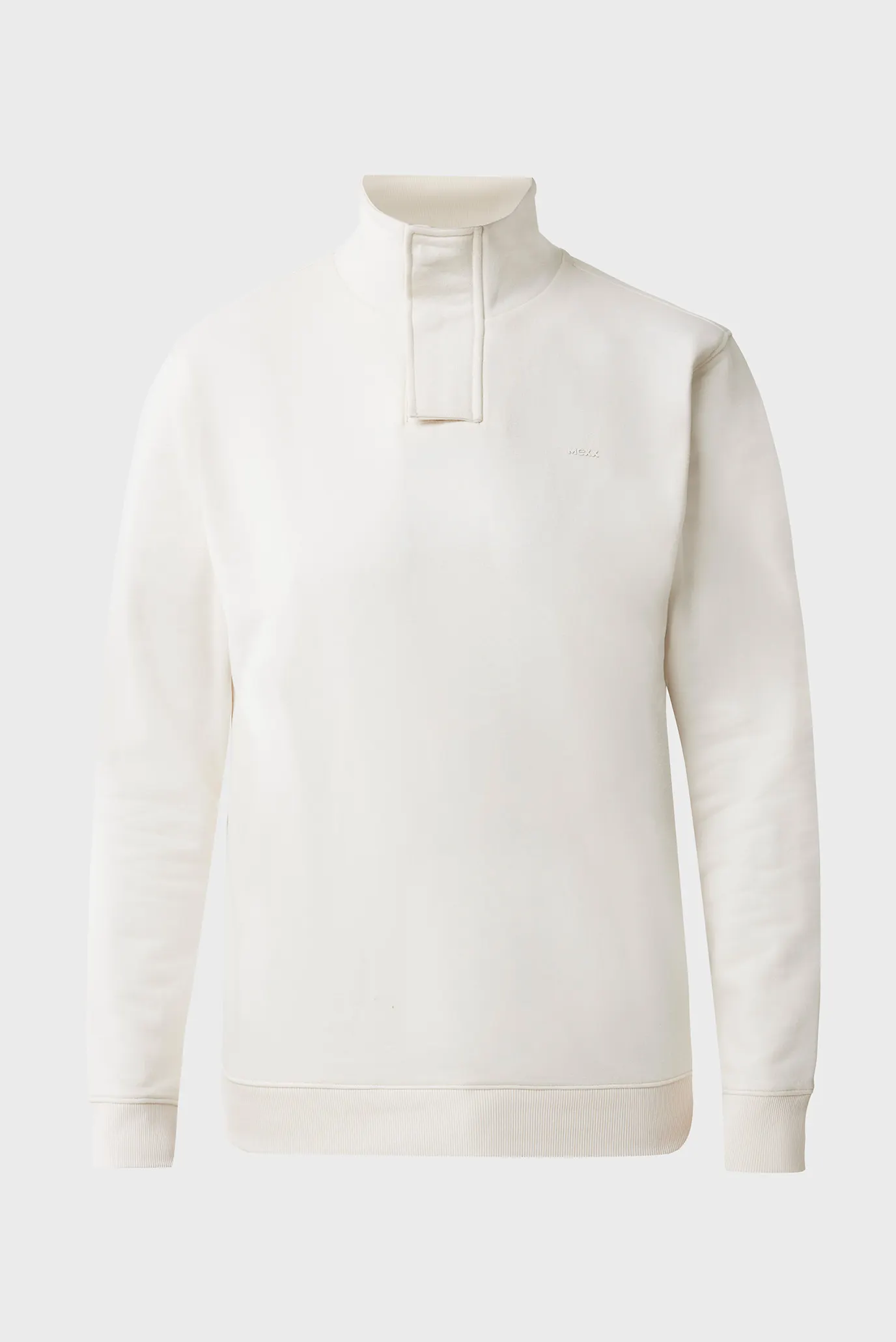 Мужская белая кофта High neck sweater with zipper 5