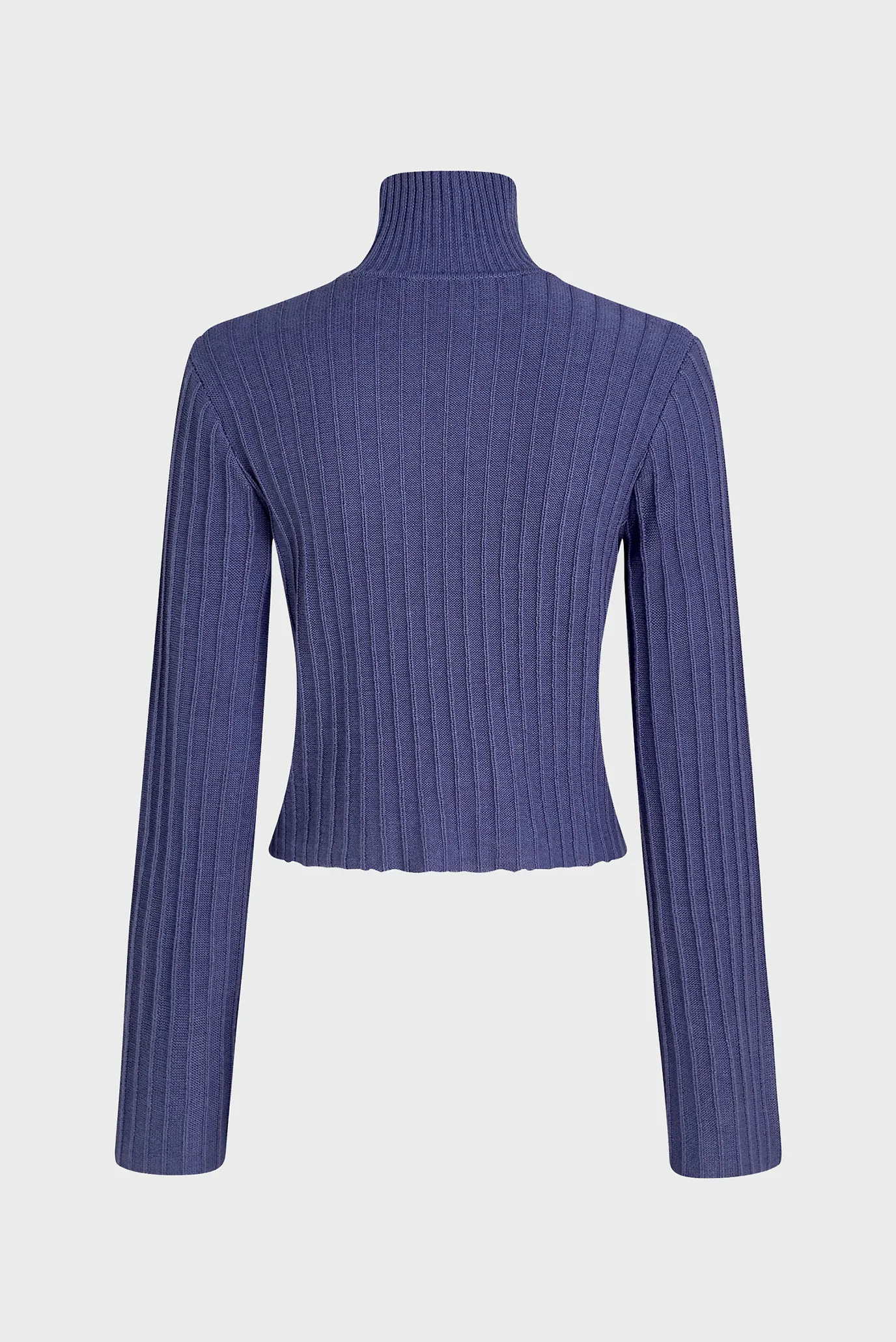 Женский синий гольф plisse 6