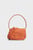 Женская оранжевая кожаная сумка 1DR