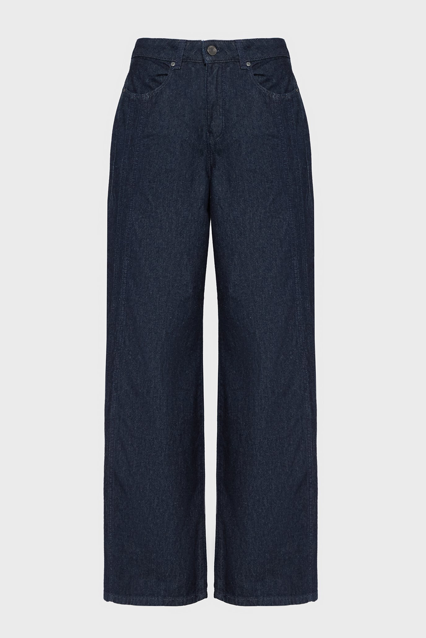 Женские темно-синие джинсы mid rise wide leg denim pants Синий 26 Karl Lagerfeld 245W1102 Женские темно-синие джинсы mid rise wide leg denim pants Синий 26 Karl Lagerfeld 245W1102